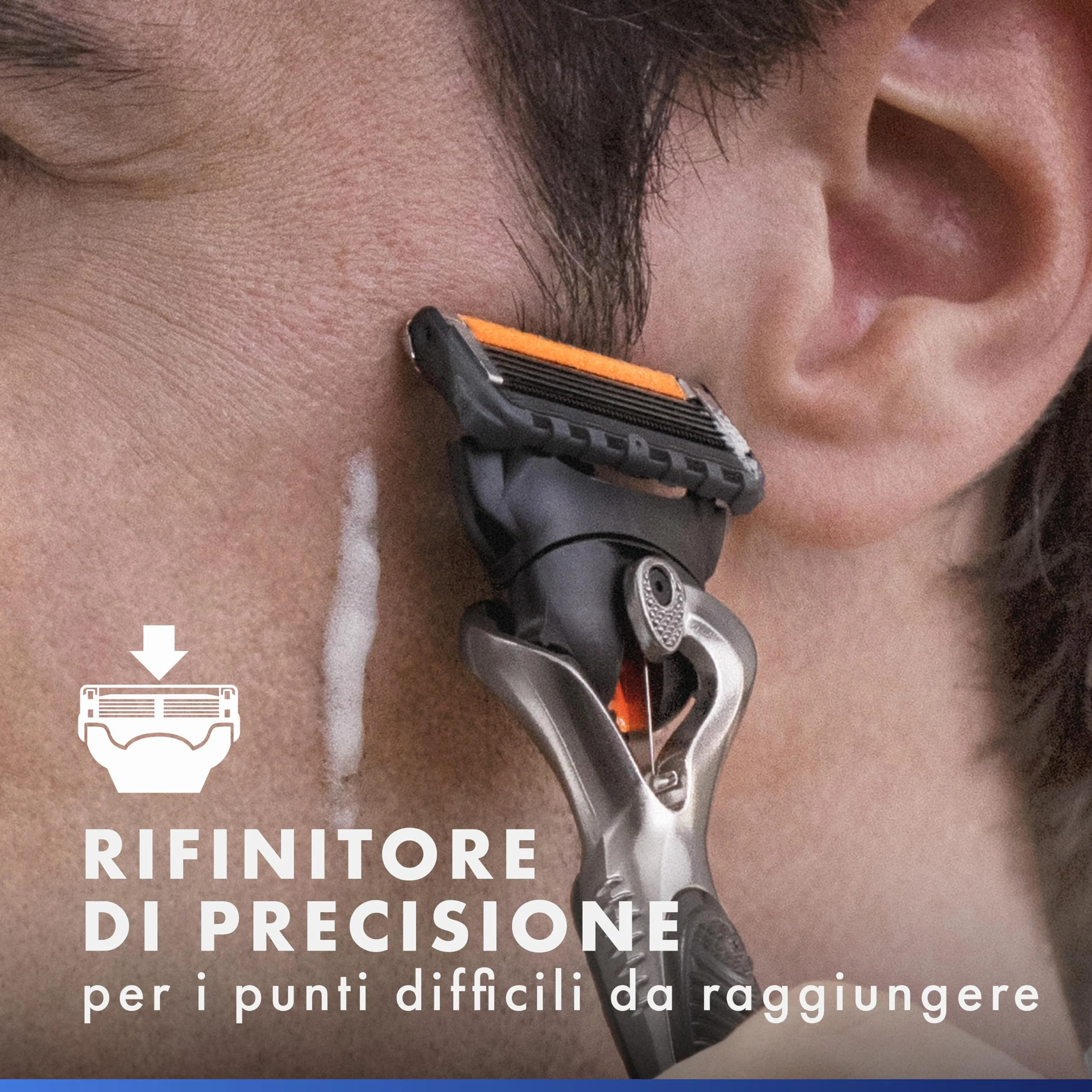 Gillette Proglide 12 Lamette Gillette da Barba di Ricambio per Rasoio Barba Manuale, a 5 Lame, Lamette Uomo per una Rasatura Profonda, con Lubrastrip e Supporto, Idea Regalo