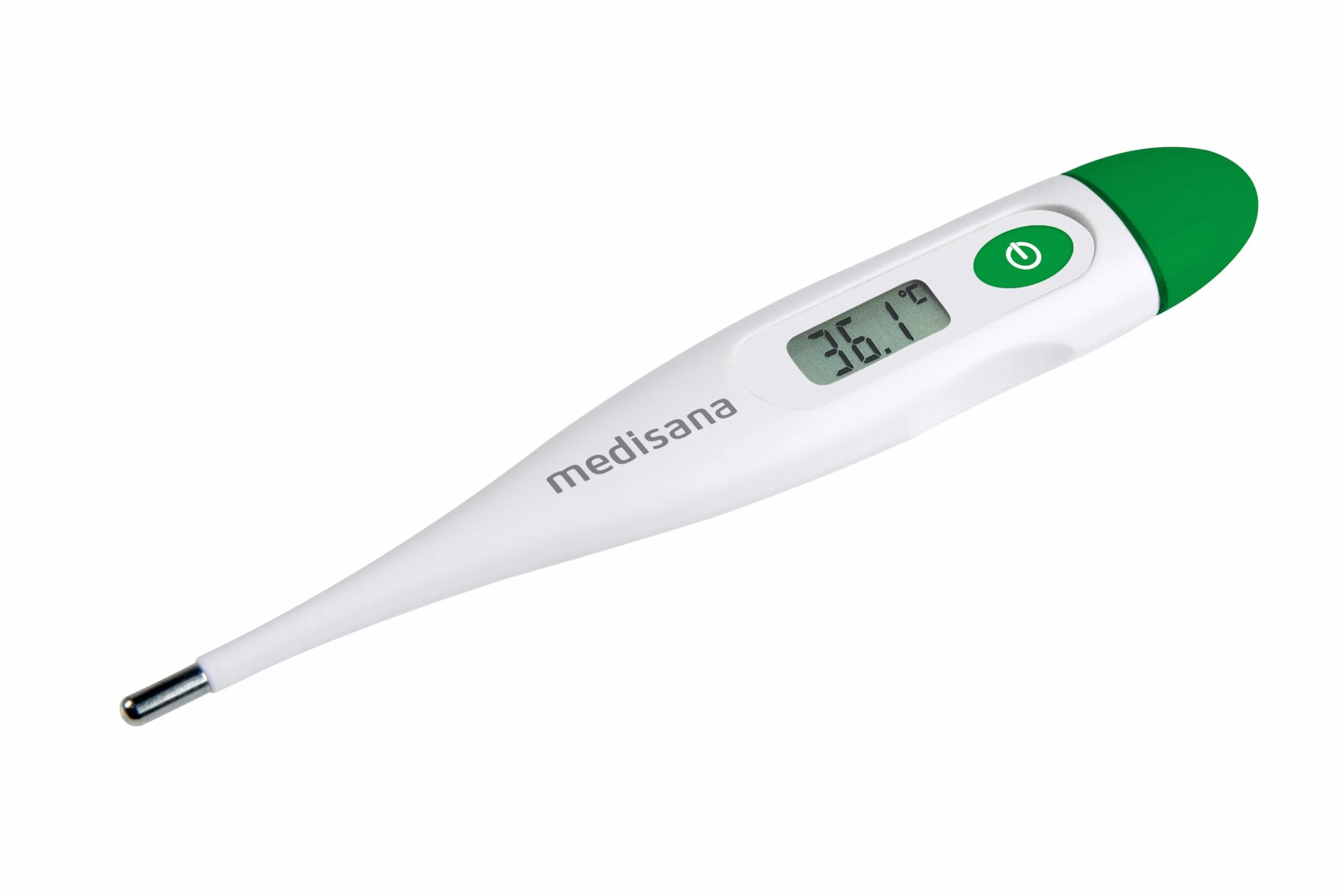 Medisana FTC termometro clinico digitale neonati bambini adulti orale ascellare rettale impermeabile allarme febbre