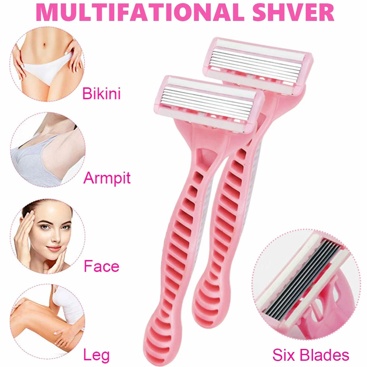 Rasoio da bikini donna stencil barba peli pubici strumenti styling shaper cuore dritto triangolo