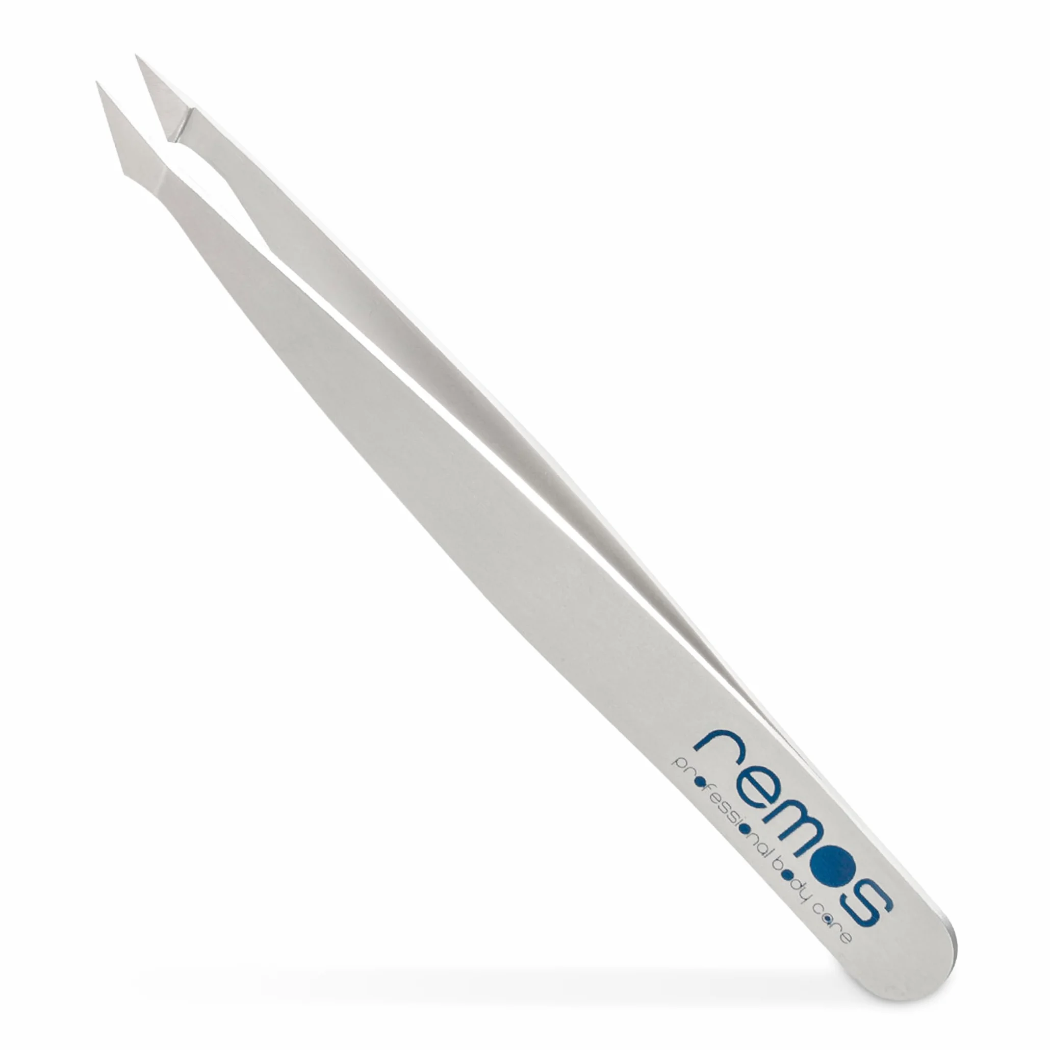 REMOS Pinzetta combinata in acciaio inox 9,5 cm - 2in1 per doppie punte e capelli - Satinato