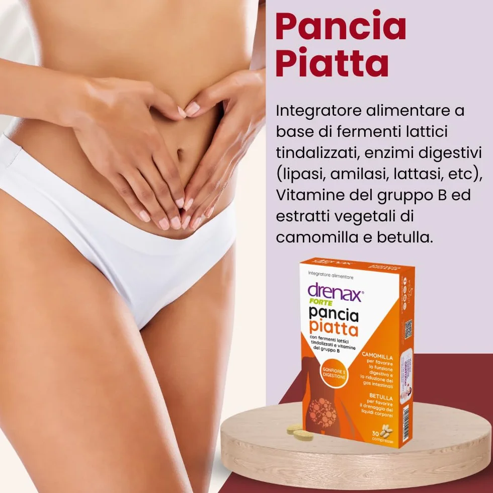 Drenax Forte Pancia Piatta Integratore Alimentare 30 compresse