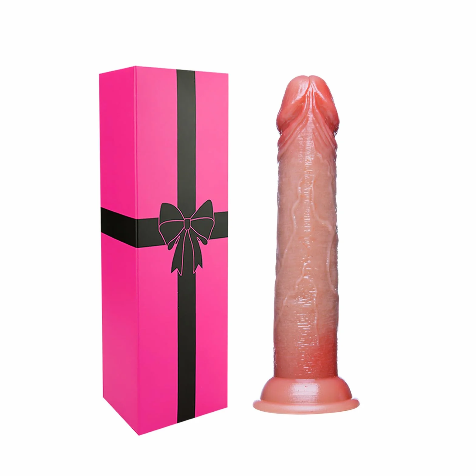 Dildo anale realistico e carino da 14,5 cm piccolo fallo in silicone senza palla piccolo fallo anale con ventosa asta morbida e sottile adatto per punto G vaginale e pene sottile ano