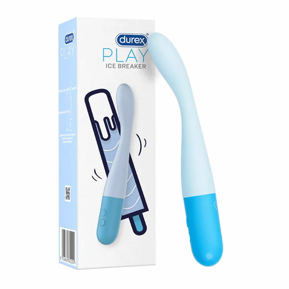 Durex Play Ice Breaker, Sex Toy, Vibratore Stimolante con Velocità Regolabile, Massaggiatore Per Sensazioni Intense, Waterproof