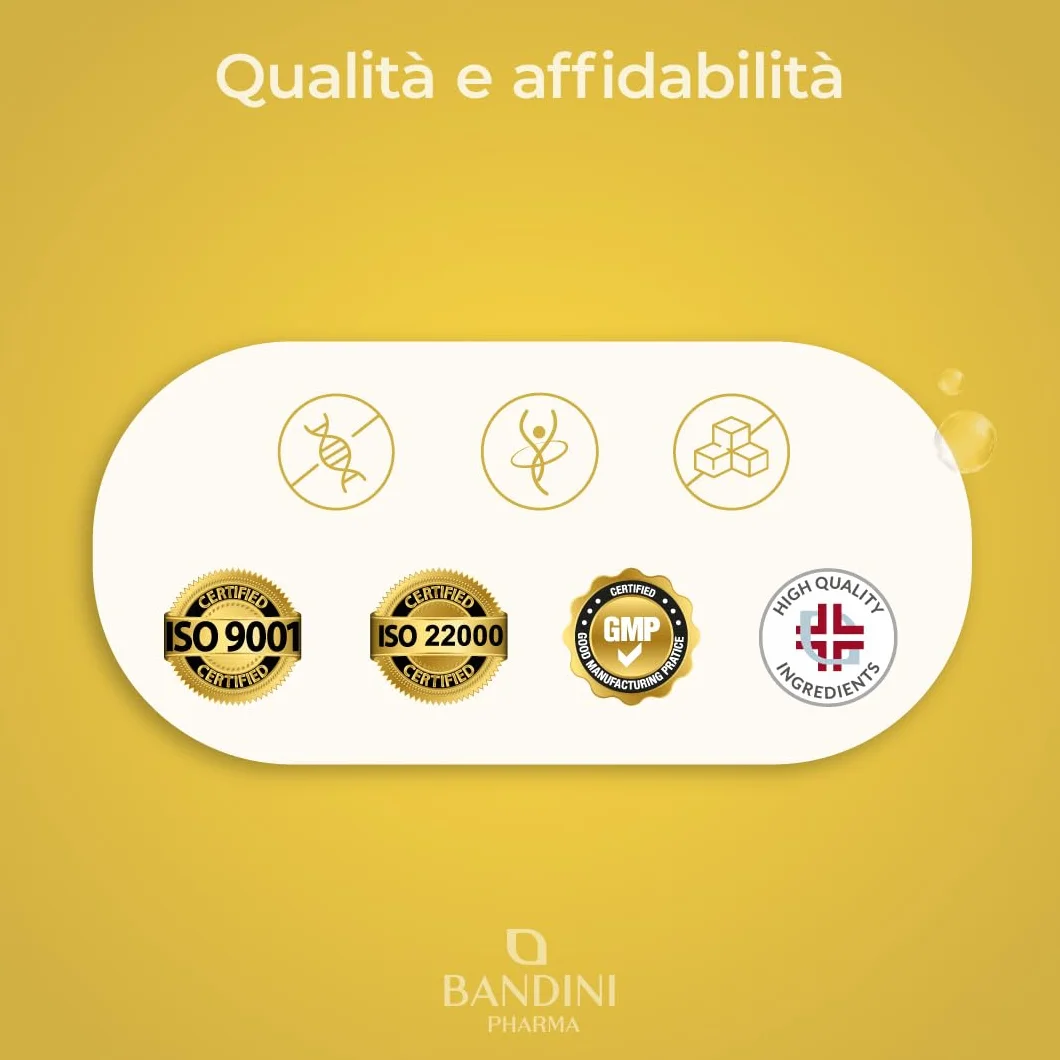 Bandini® Vitamina D 60.000 UI/mese 400 Compresse (+1 Anno), Difese Immunitarie, Salute di Ossa, Denti e Muscoli, Metabolismo del Calcio, 50 mcg di Colecalciferolo, Vitamin D3 Pura ad Alto Dosaggio