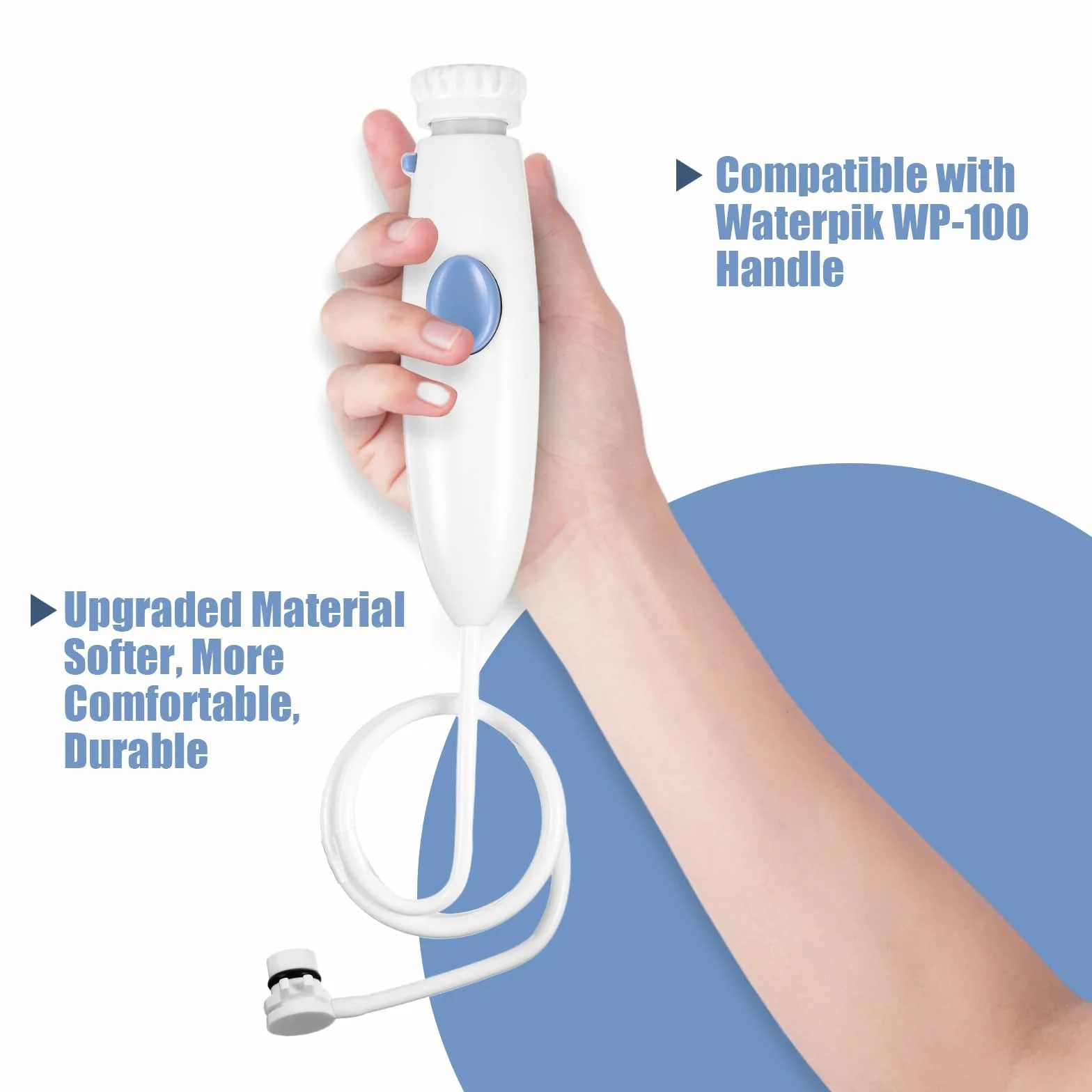 Waterpik WP-100, WP-450, WP-660, WP900 Maniglia di Plastica per Irrigatore Orale - Bocchini di Ricambio e Accessori per Igiene Orale