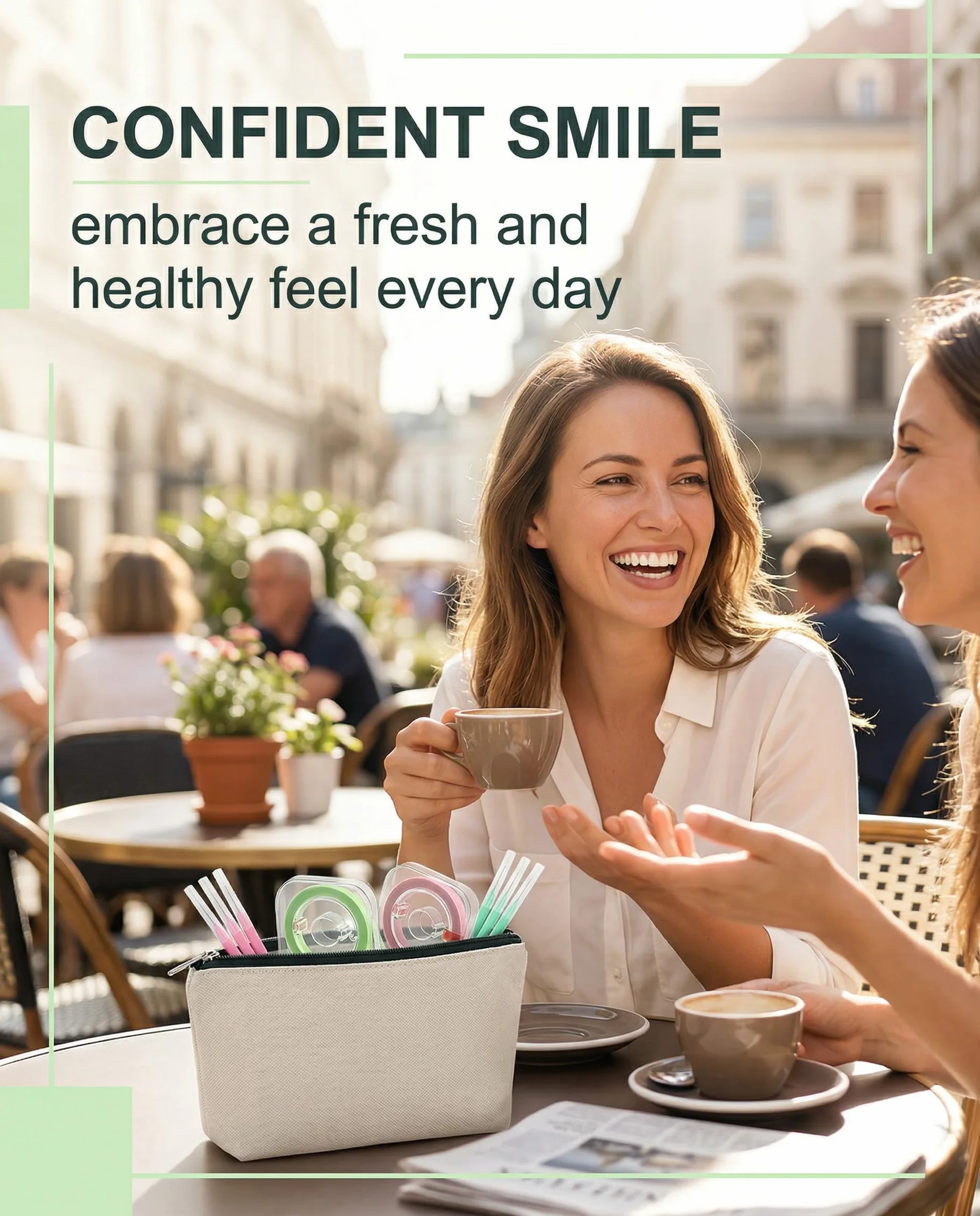 2 Rotoli di Carta Abrasiva Dentale (30μm / 50μm) e 10 Spazzolini Interdentali, Strisce Lucidanti per Denti, per Spazi Interdentali, Pulizia Profonda dell'Igiene Orale, Grossolana-Fine/Resina
