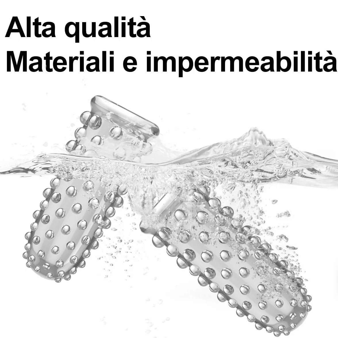Confezione da 2 manicotti per dita, accessori per vibratore, ideali per massaggi delle dita, preliminari, mira alla stimolazione del clitoride del punto G, giocattolo sessuale perfetto per il gioco
