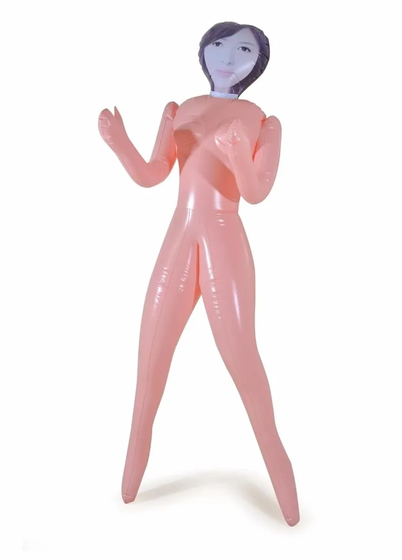 Bambola Gonfiabile Donna, Bambola Gonfiabile per Addio al Celibato, Sexy Gadget, Bambola Scherzo per Adulti e Compleanno 155 cm