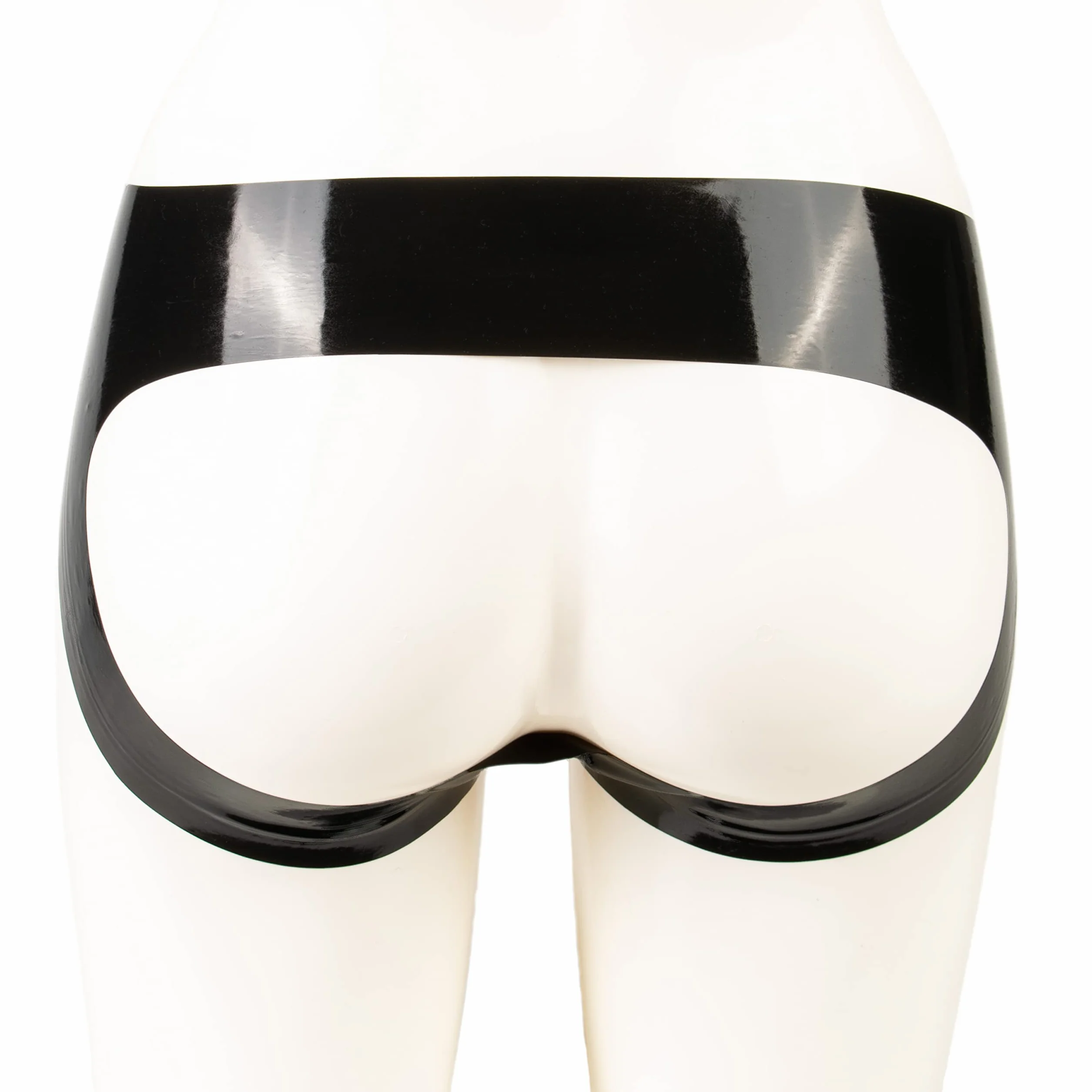 Rubberfashion Slip in Lattice Sexy Gratuito - Tubo di Gomma Slip in Lattice con Foro - Pantaloni in Lattice per Donne e Uomini