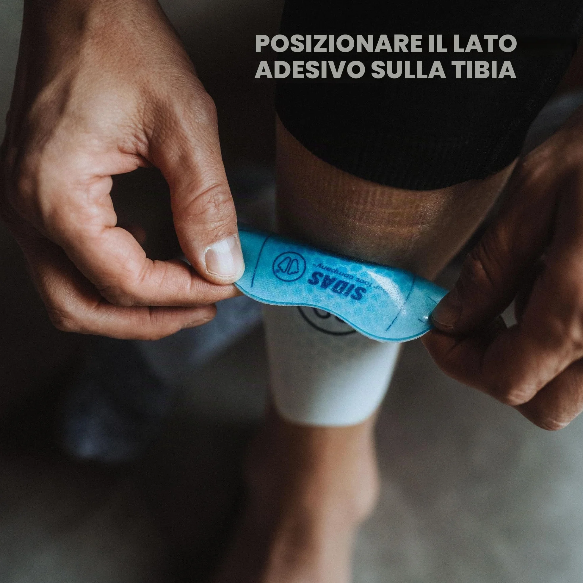 Sidas Protezioni tibiali in gel per lo sci, alleviano il dolore, lavabili e riutilizzabili