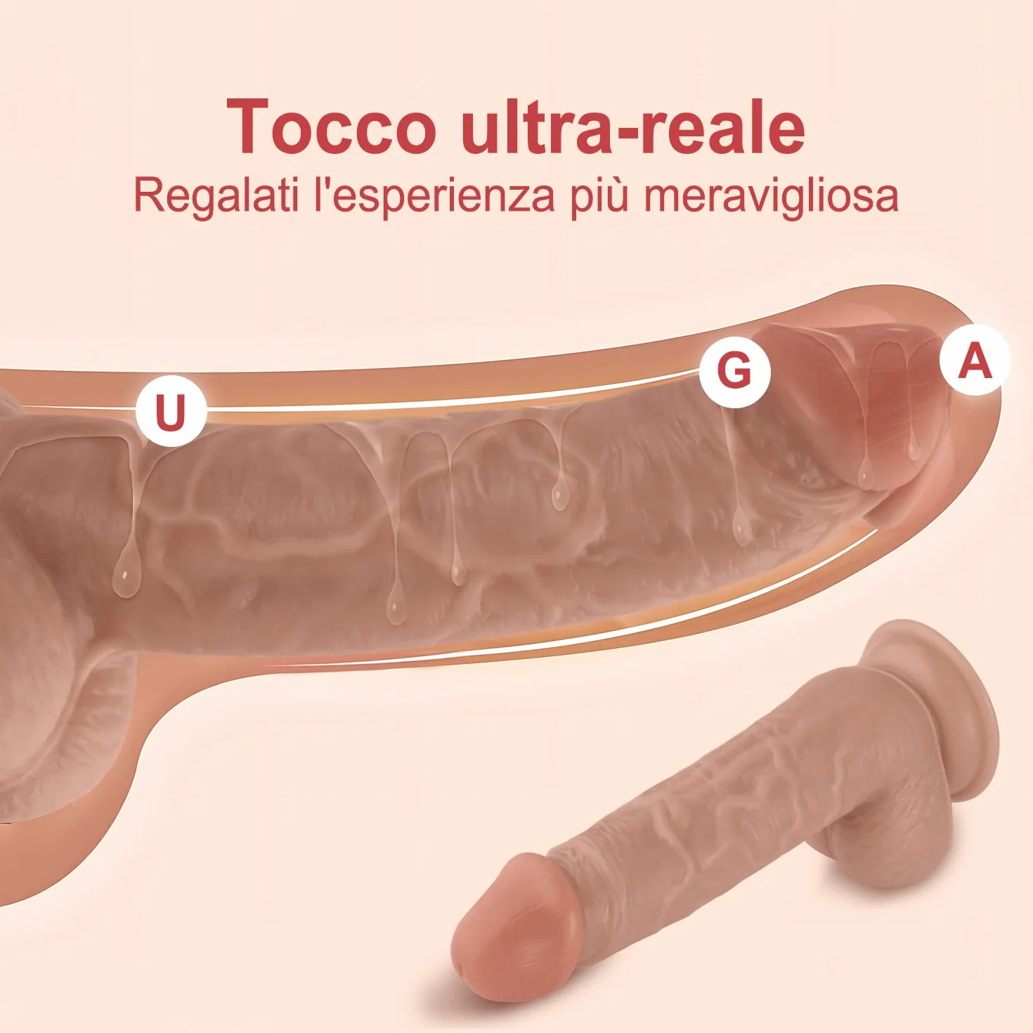 Dildo Realistico Sexytoysys Donna Uomo Coppia Dildo 21.5cm Fallo Realistico Finto Pene per Principianti per Donne e Forte Ventosa Plug Anale Sex Toy per Uomini Dildo 6cm XXL per Coppie