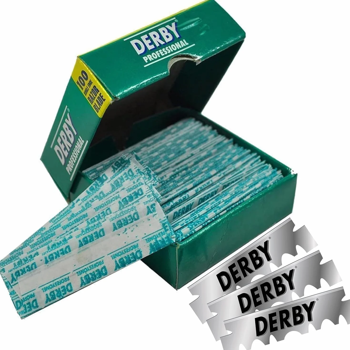 Derby Lamette da Barba Professional - 100 Unità