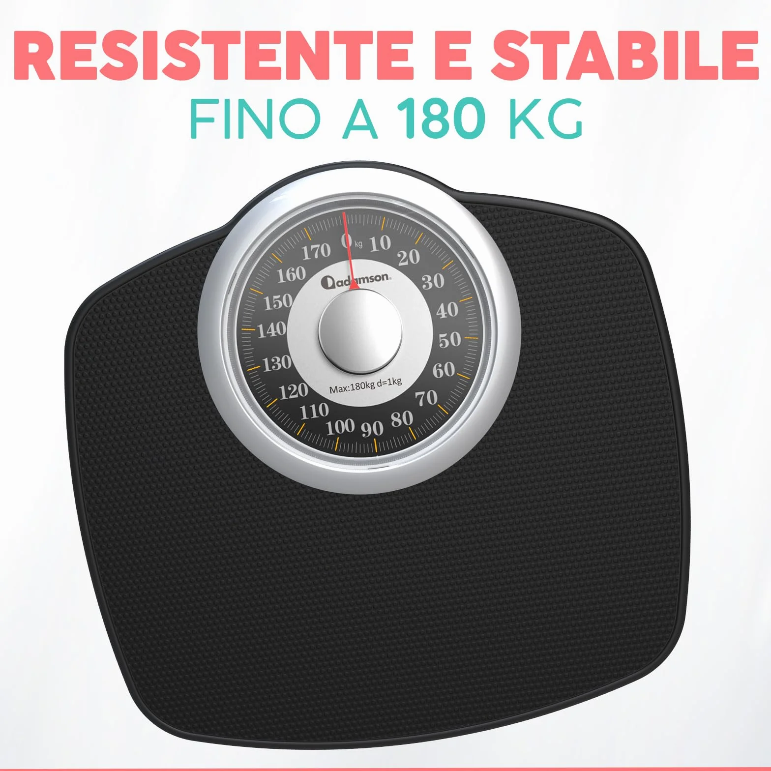 Adamson A25 Bilancia Pesapersone Meccanica Analogica 180 kg Accurata Gold
