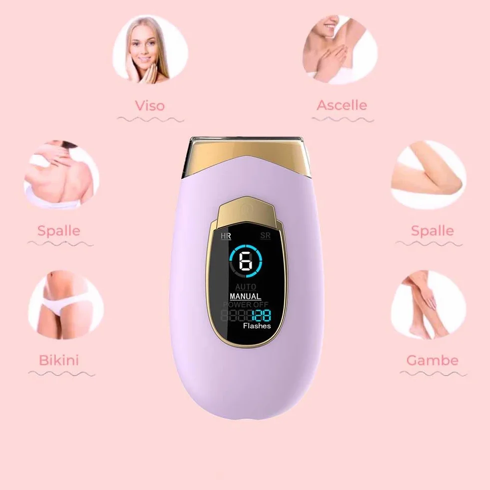 LumiSilk Lumina Luce Pulsata - Lumina Da LumiSilk Epilatore Luce Pulsata, Protettivo Epilatore LucePulsata, 6 Livelli Di Intensità-Indolore, Sicuro E Delicato, Adatto a Tutte Le Parti (Bianco)