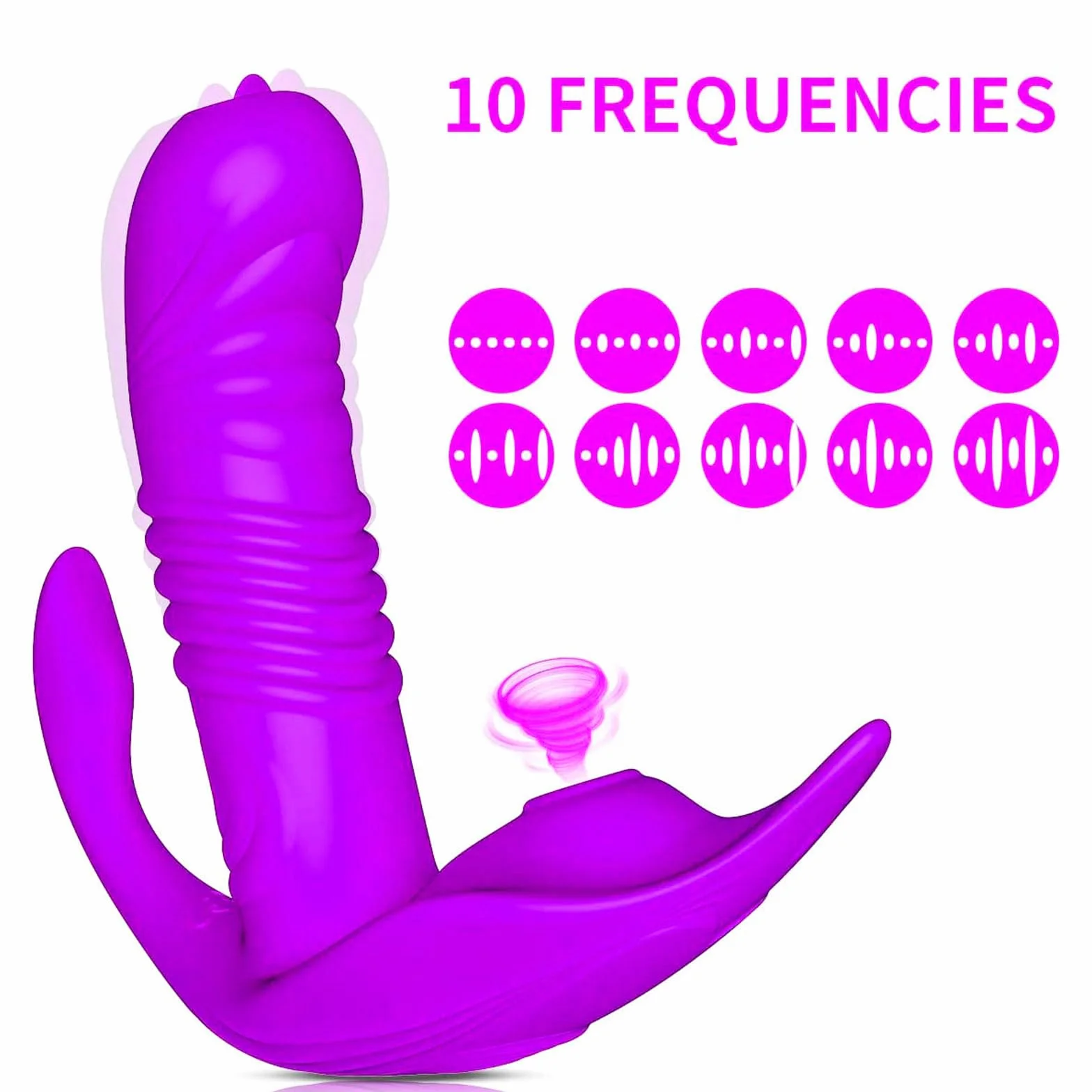 Vibratoreper Donna Professionale Wireless Sexytoysys Coppia Ovetto Vibrante Telecomando Sex Toys Succhia Clotoride Vibratore per Uomo Sex Toy Vibratoriper Donne Dildo Realistico 10 Modalità, A26012209