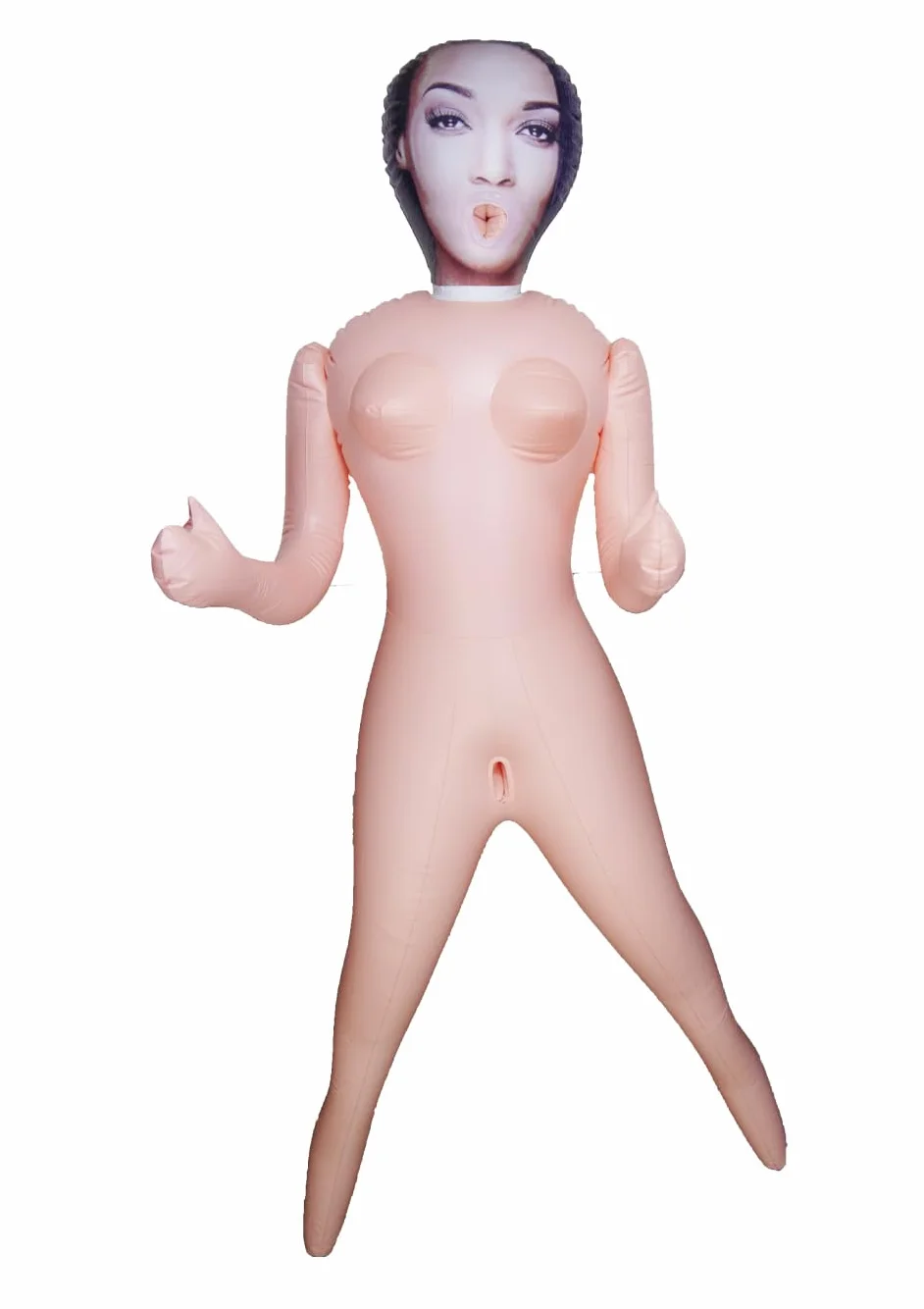 ISAURA LOVE DOLL BAMBOLA GONFIABILE MULATTA BRASILIANA GRANDEZZA REALE 3 FORI