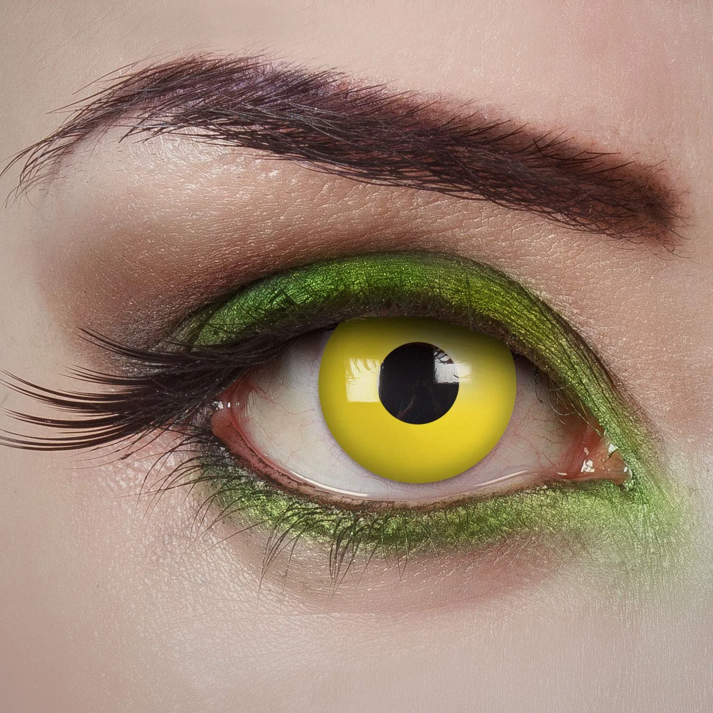 aricona Lenti a Contatto Colorate Giornaliere Yellow Fear Gialle Halloween