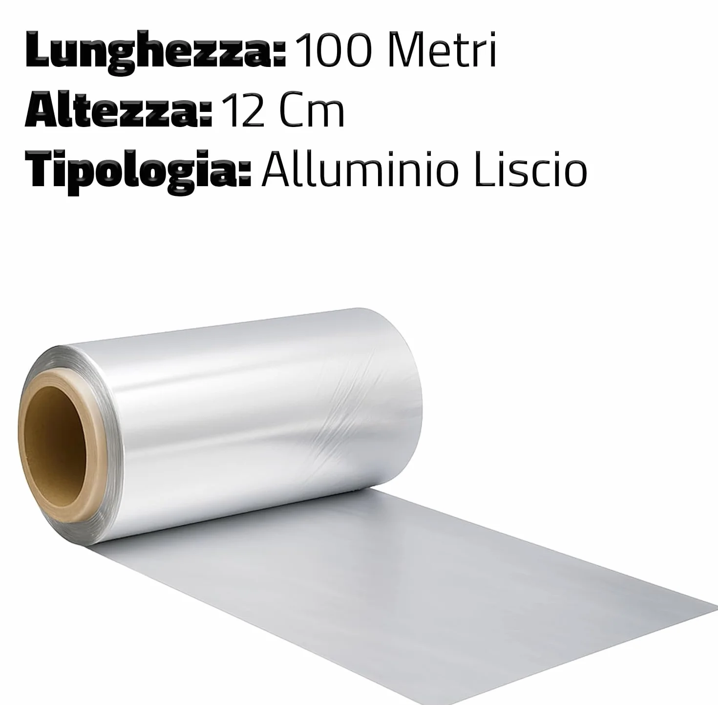 Carta Stagnola Alluminio Professionale 6 Rotoli 12cm x 100mt Parrucchieri Balayage