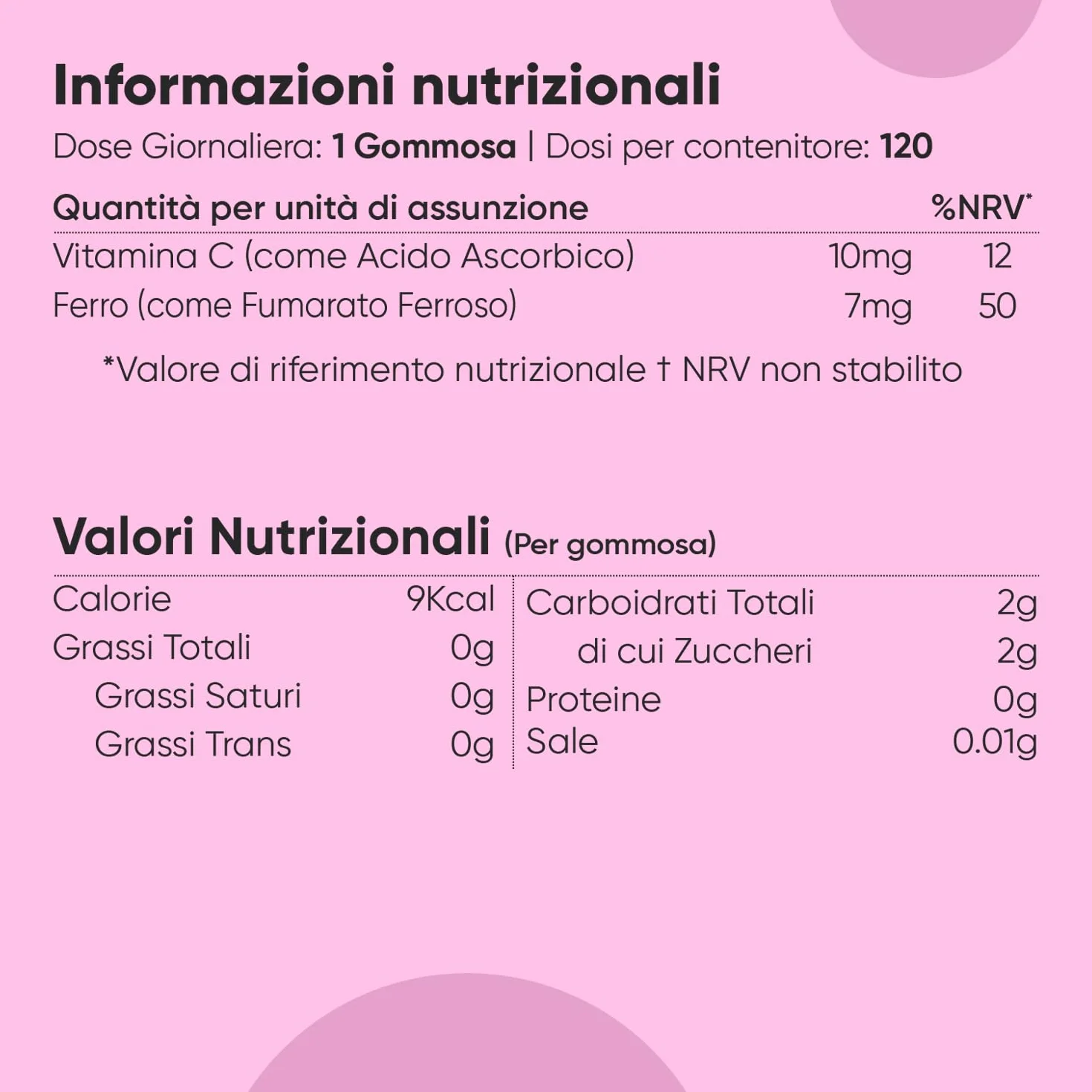 Ferro Bambini con Vitamine Gommose, 120 Caramelle Vegane ai Frutti di Bosco con Vit C, (4 Mesi di Fornitura) dai 3 ai 12 Anni, Integratore Ferro e Vitamina C Bambini Gommose, Prive di Glutine e OGM