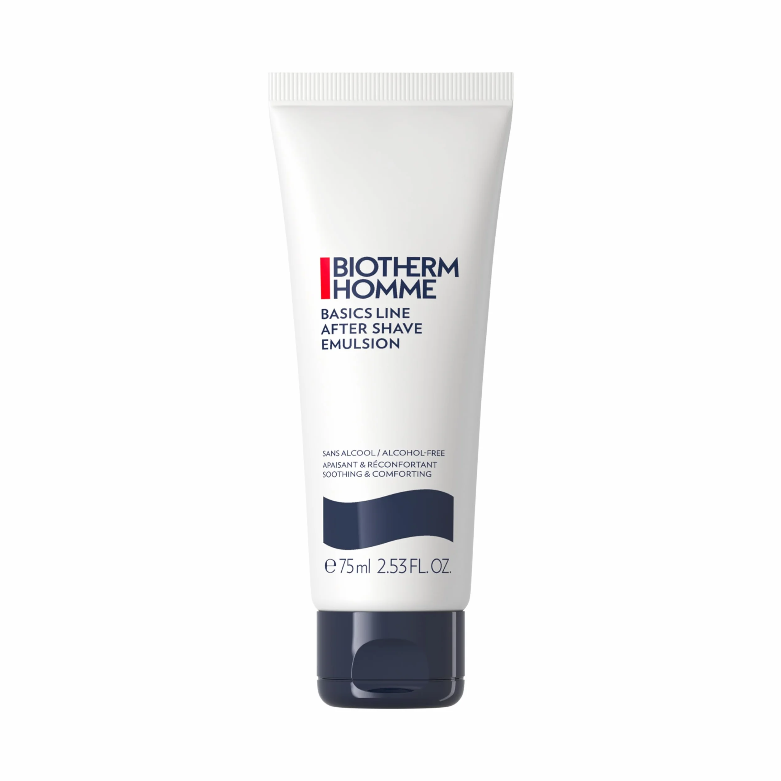 BIOTHERM HOMME Basics Line After Shave Emulsion, Dopobarba in Balsamo Lenitivo Senza Alcol, Per Pelli da Normali a Secche, Anti-irritazioni Post-Rasatura, Pelle Idratata ed Elastica, 75 ml