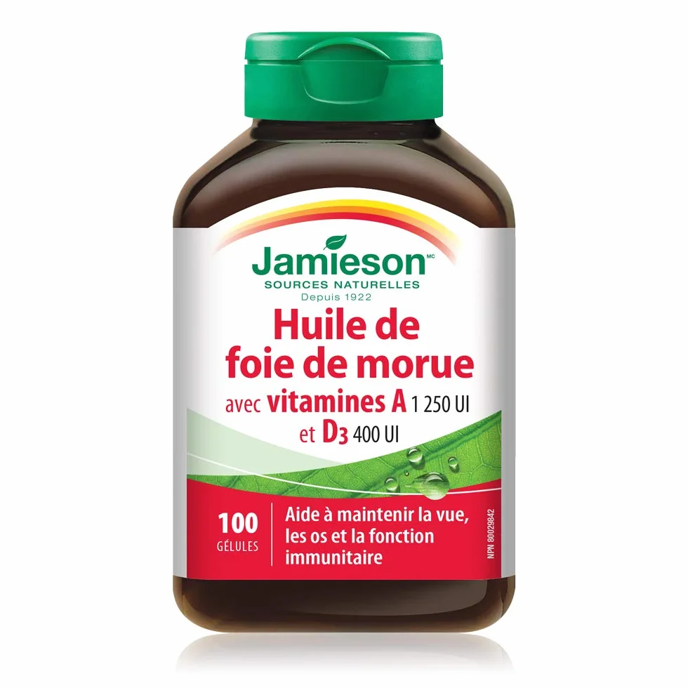Jamieson Olio di fegato di merluzzo 100 perle