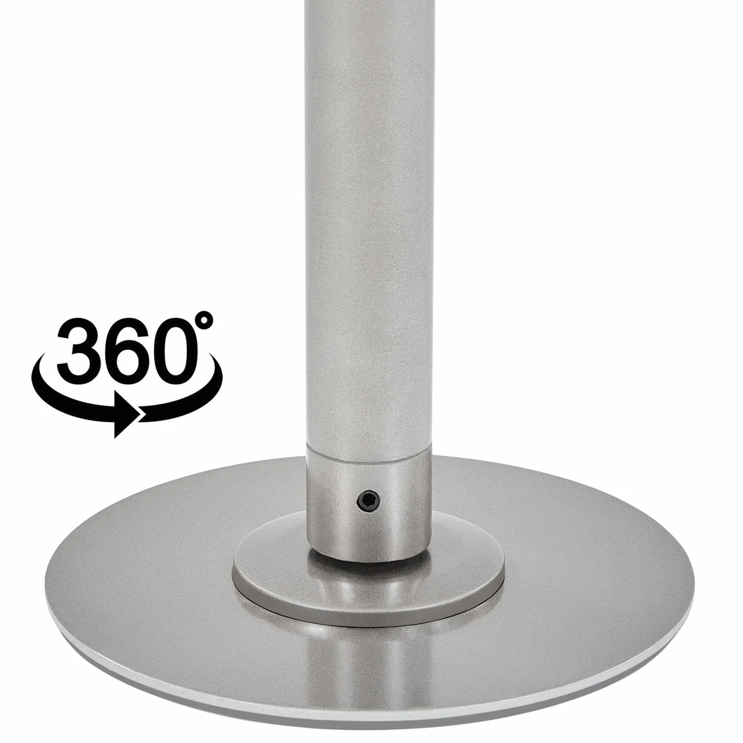 Yaheetech Palo Pole Dance da Ballo in Acciaio Regolabile 225-274,5 cm per Interni Fitness