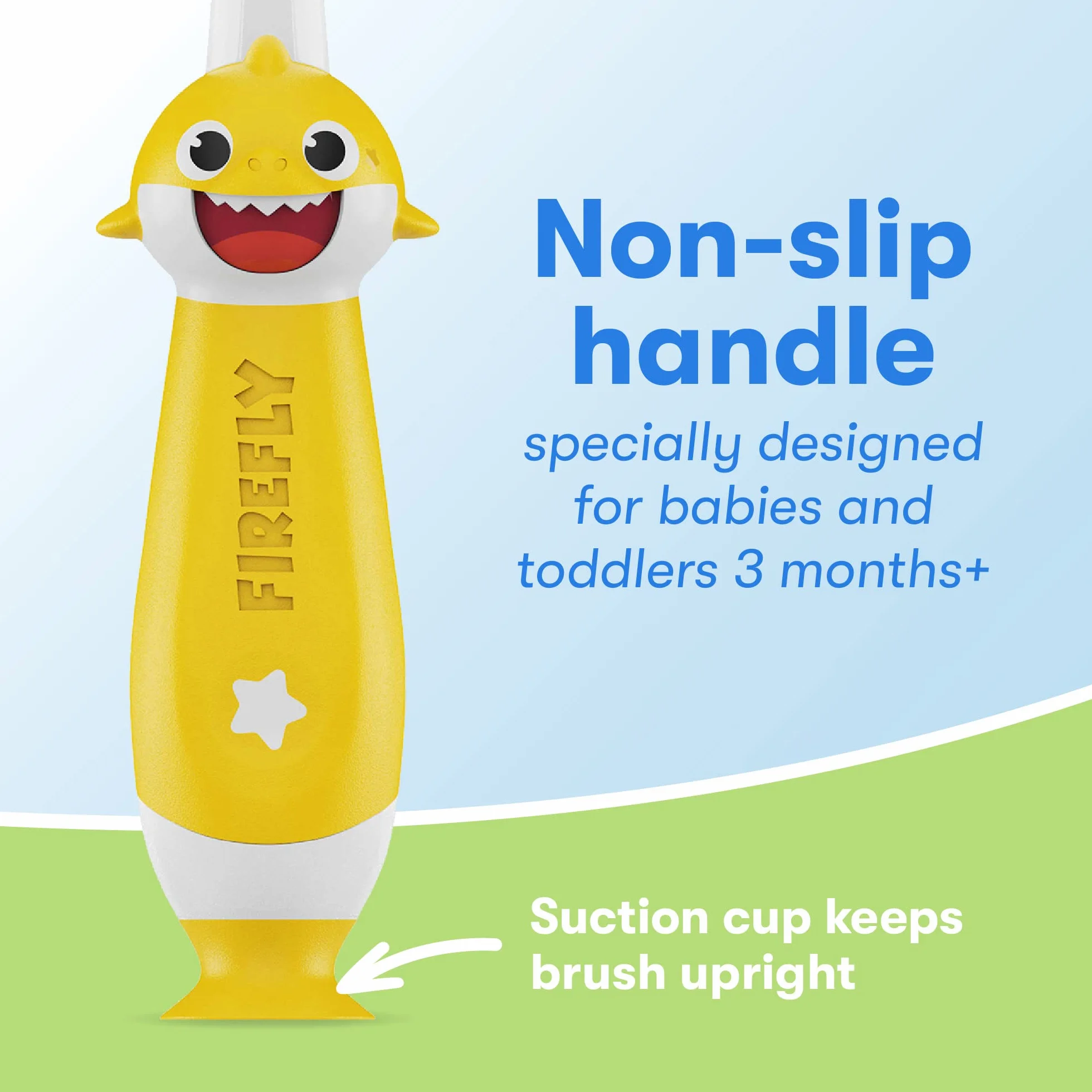 FIREFLY First Training - Spazzolino da denti luminoso, Baby Shark