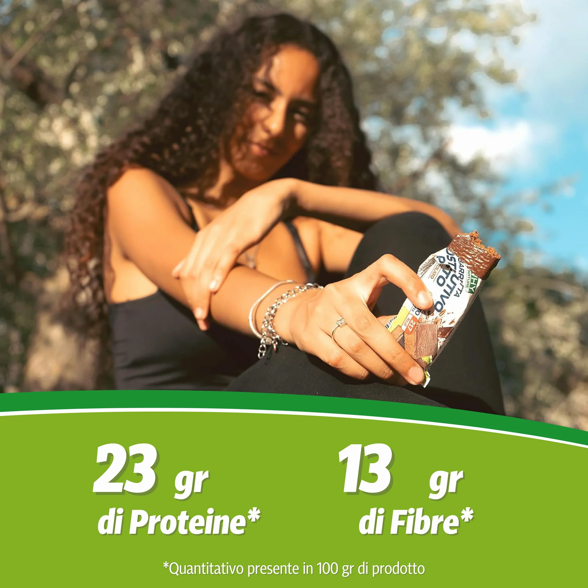 WHY NATURE Crustini Proteici Gusto Cioccolato e Nocciola 35 g Snack Proteici