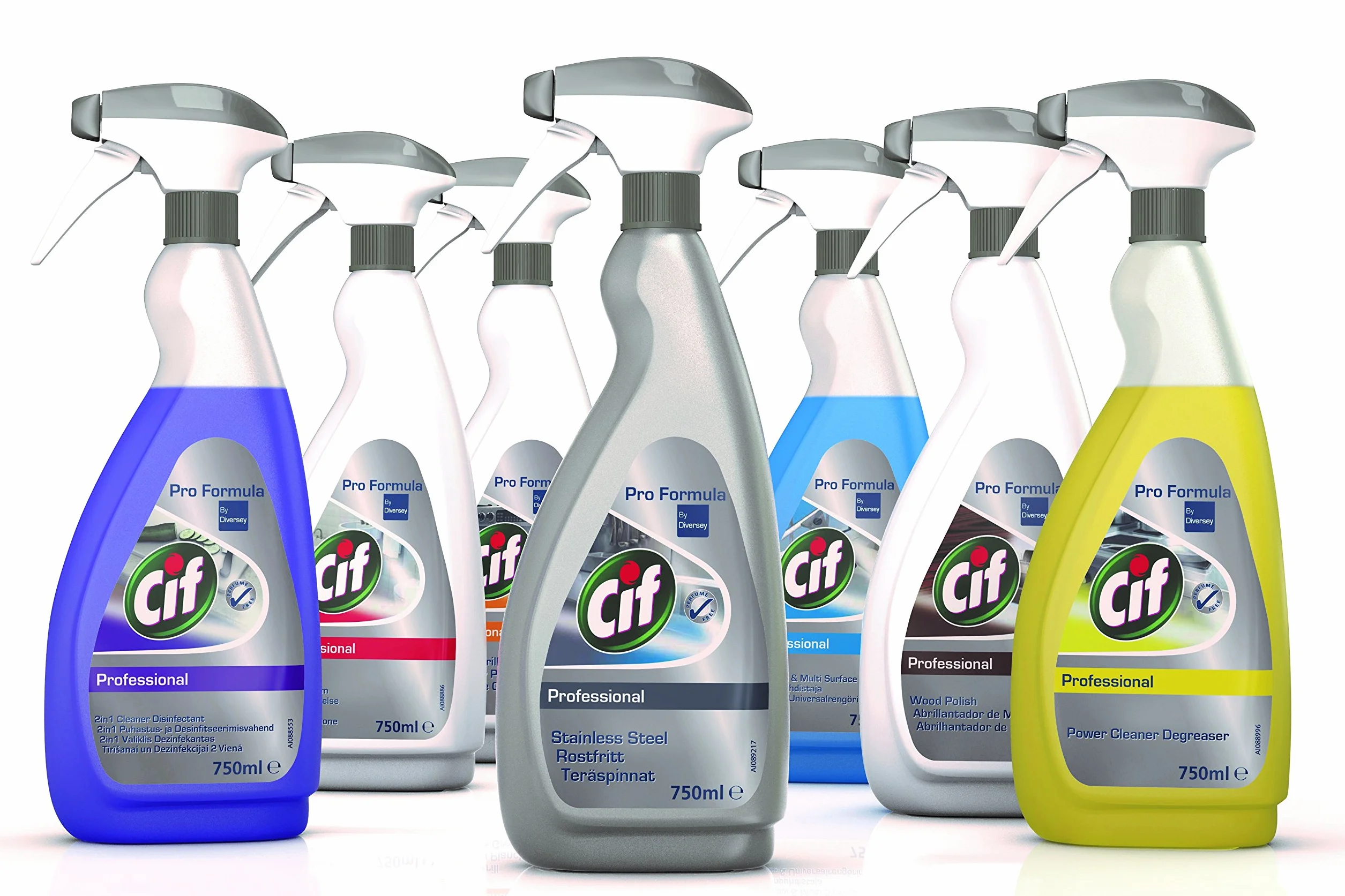 Cif Professional 100863574 - Detergente per grasso e grill, per salamandra, forno, grill e pomodori, senza profumo, 0,75 l
