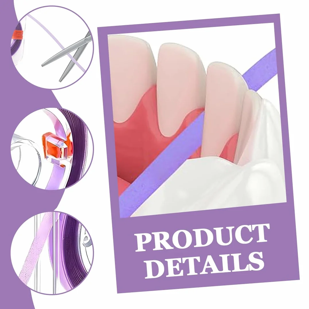 1 Roll 50 Μm Interdental Abrasive Strips Dental Box Polishing Strip Abrasive Paper For Teeth Whitening Strips Strisce Sbiancanti Denti For Sanding Cleaning Interdental Teeth 4 Mm X 6 M