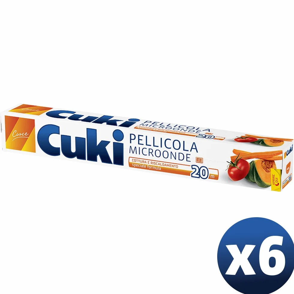 Cuki Pellicola Microonde - 20 m- 6 Confezioni