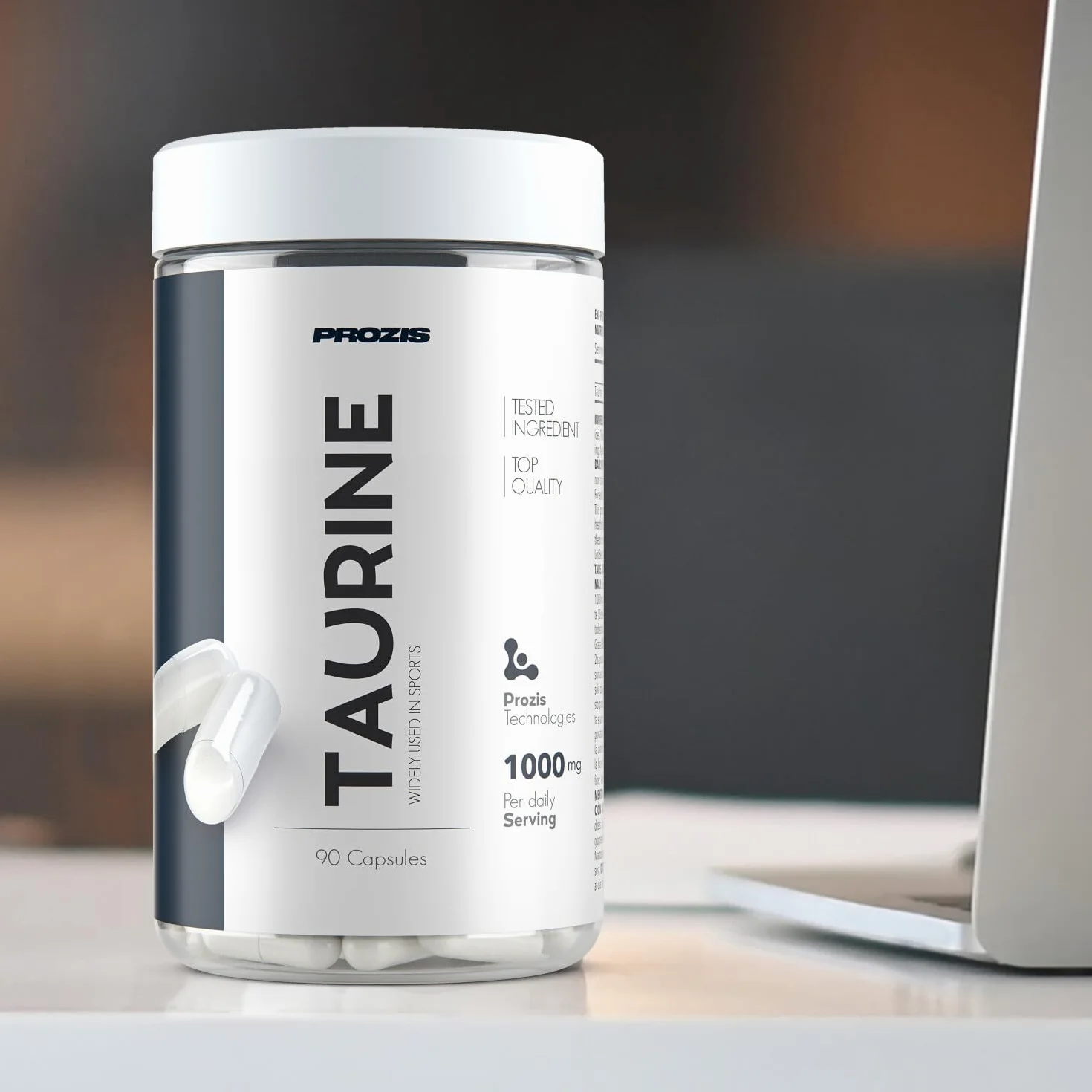 Prozis Taurine 1000 mg 90 kapsułek taurina tabletki