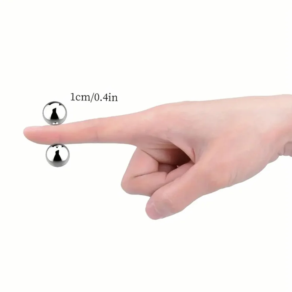 2 set di potenti palline magnetiche in acciaio con forte aspirazione
