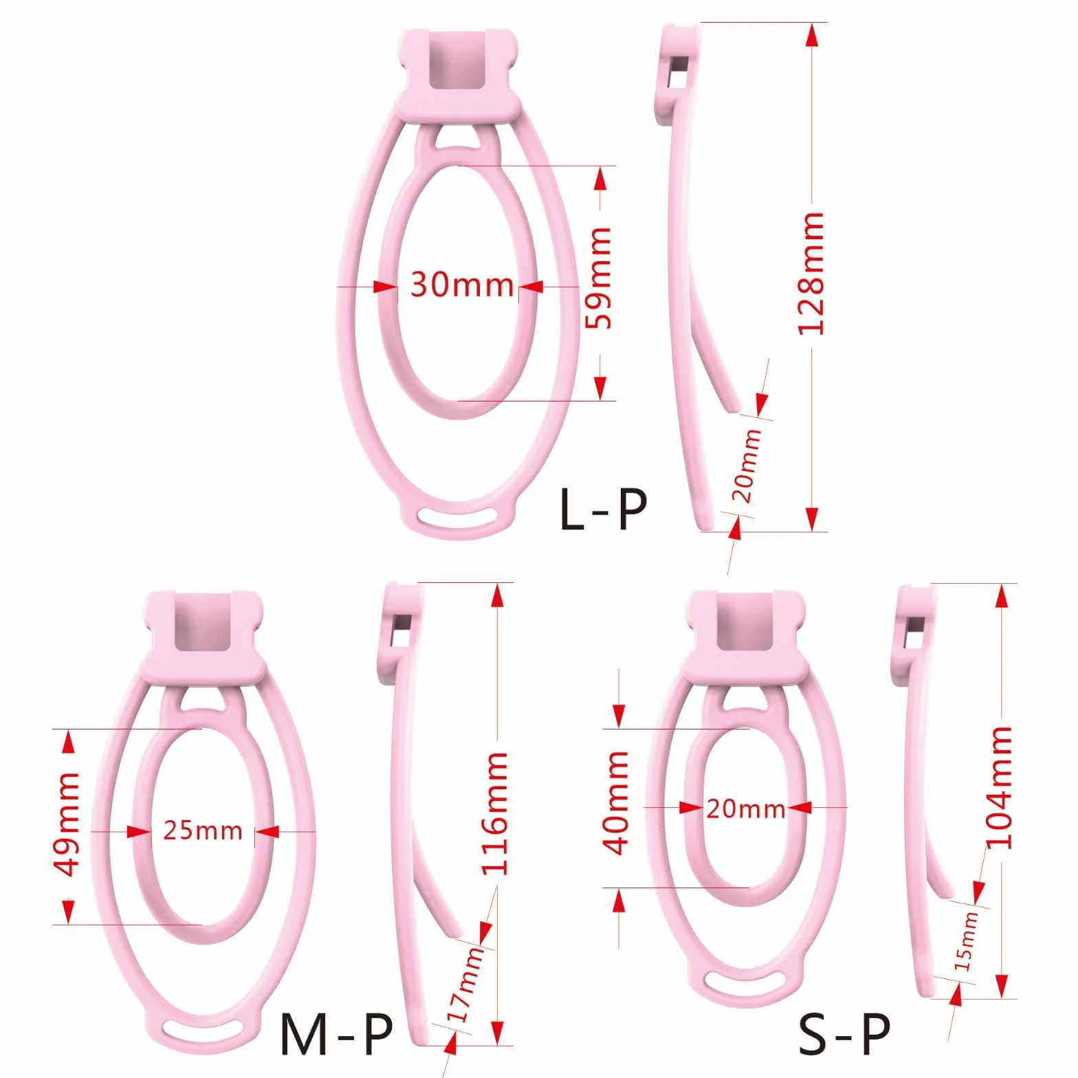 Clip FuFu curve protettive da uomo 3 misure cintura regolabile anti-distacco