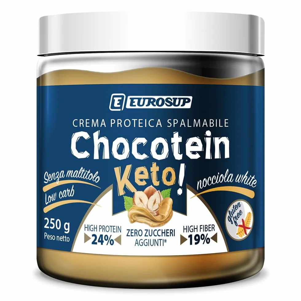 EUROSUP CHOCOTEIN KETO - 250 g - Nocciola