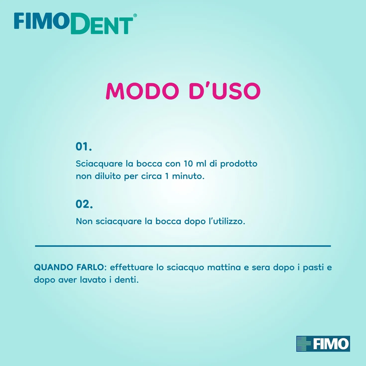 Fimodent Collutorio Antiplacca Quotidiano Clorexidina 0,05% Fluoro 1000mL