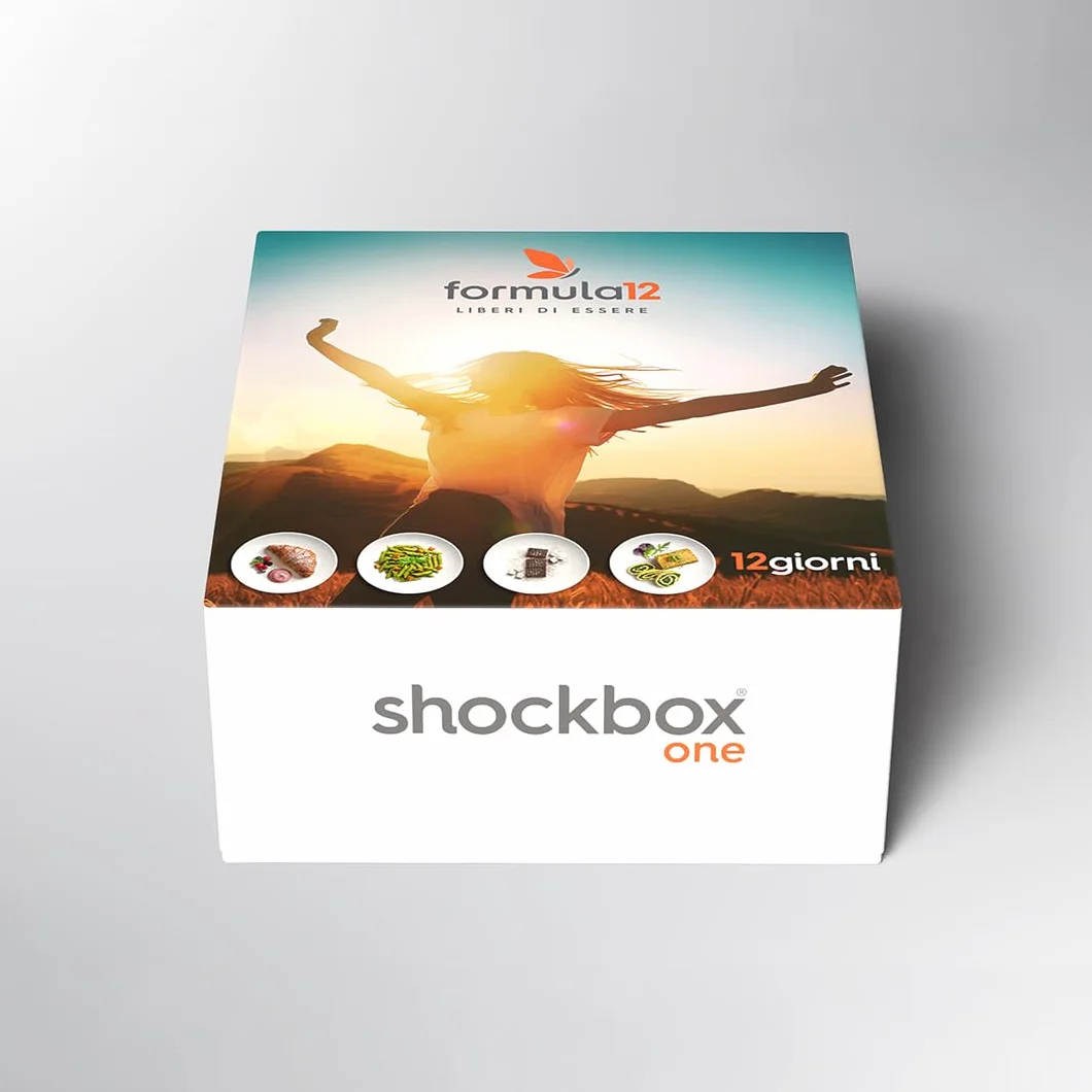 Shockbox One Formula12 - Kit dimagrante - 12 giorni - Colazione - Pranzo - Merenda - Cena - Dieta chetogenica