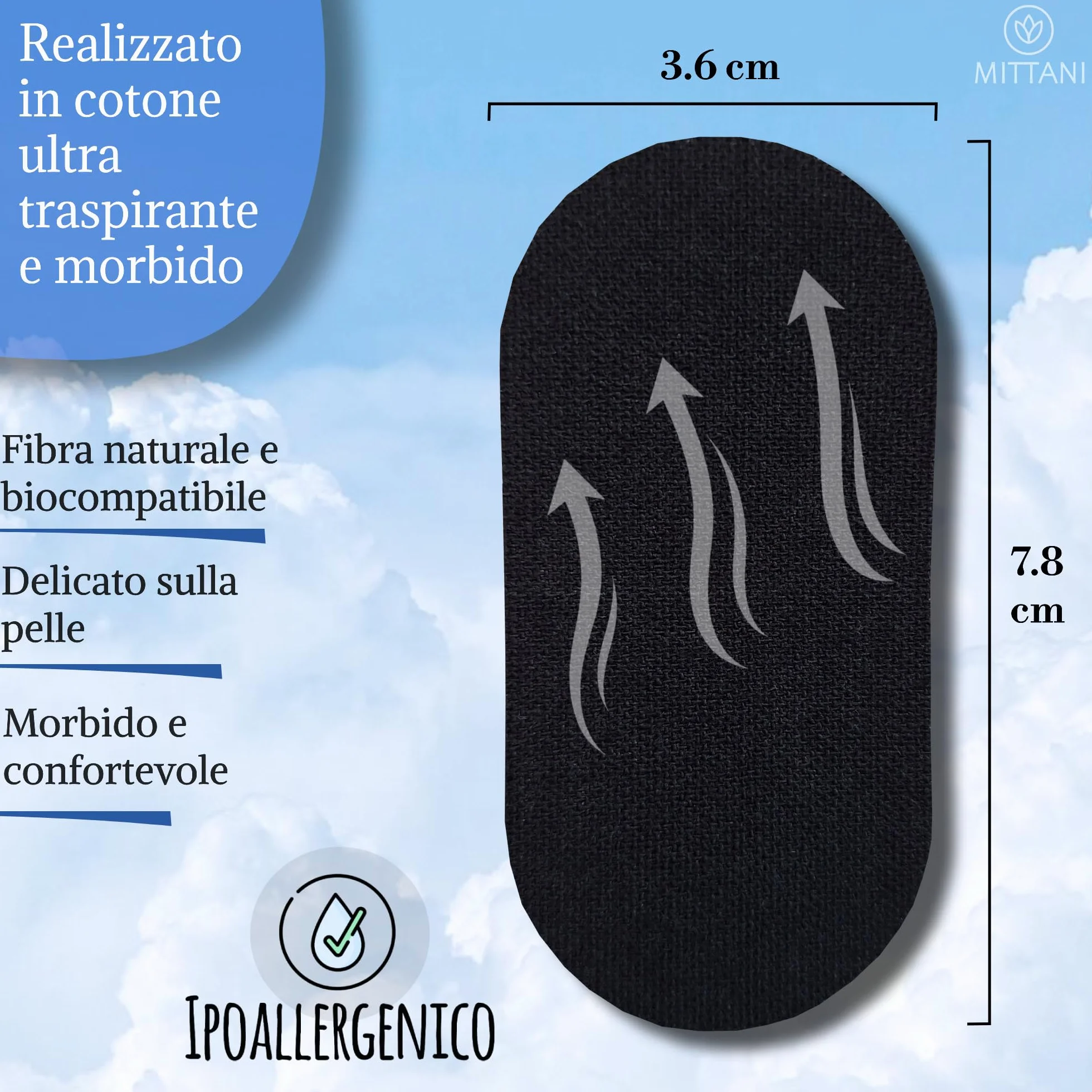 MITTANI® Cerotti Bocca per Dormire Antirussamento Respira Bene Respirazione Nasale