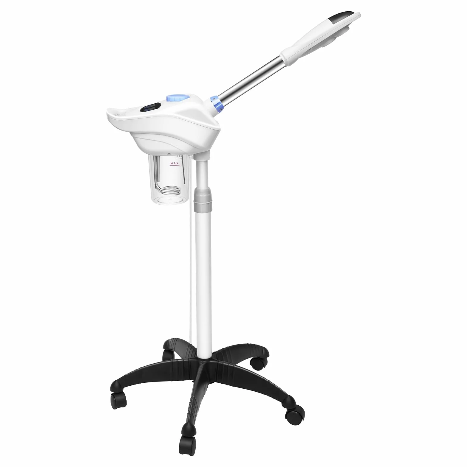 Vaporizzatore viso professionale con ugello girevole 360° per pulizia profonda