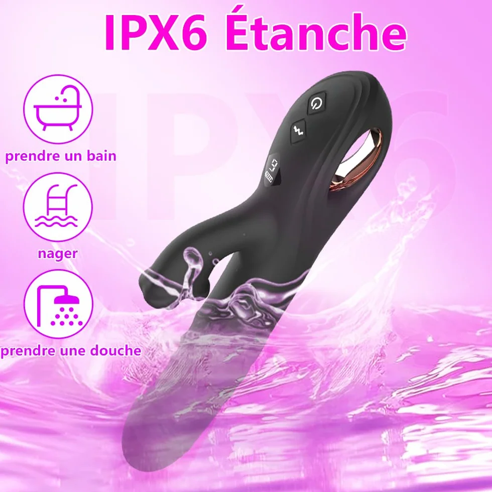 Vibratoreper Donna Punto G Squirting Sex Toys Vibratoreper Donna Professionale Vibratore S𝚞cchia Clotoride con 8 Modalità Vibratore Rabbit Vibratori Donne Sexytoysys donna