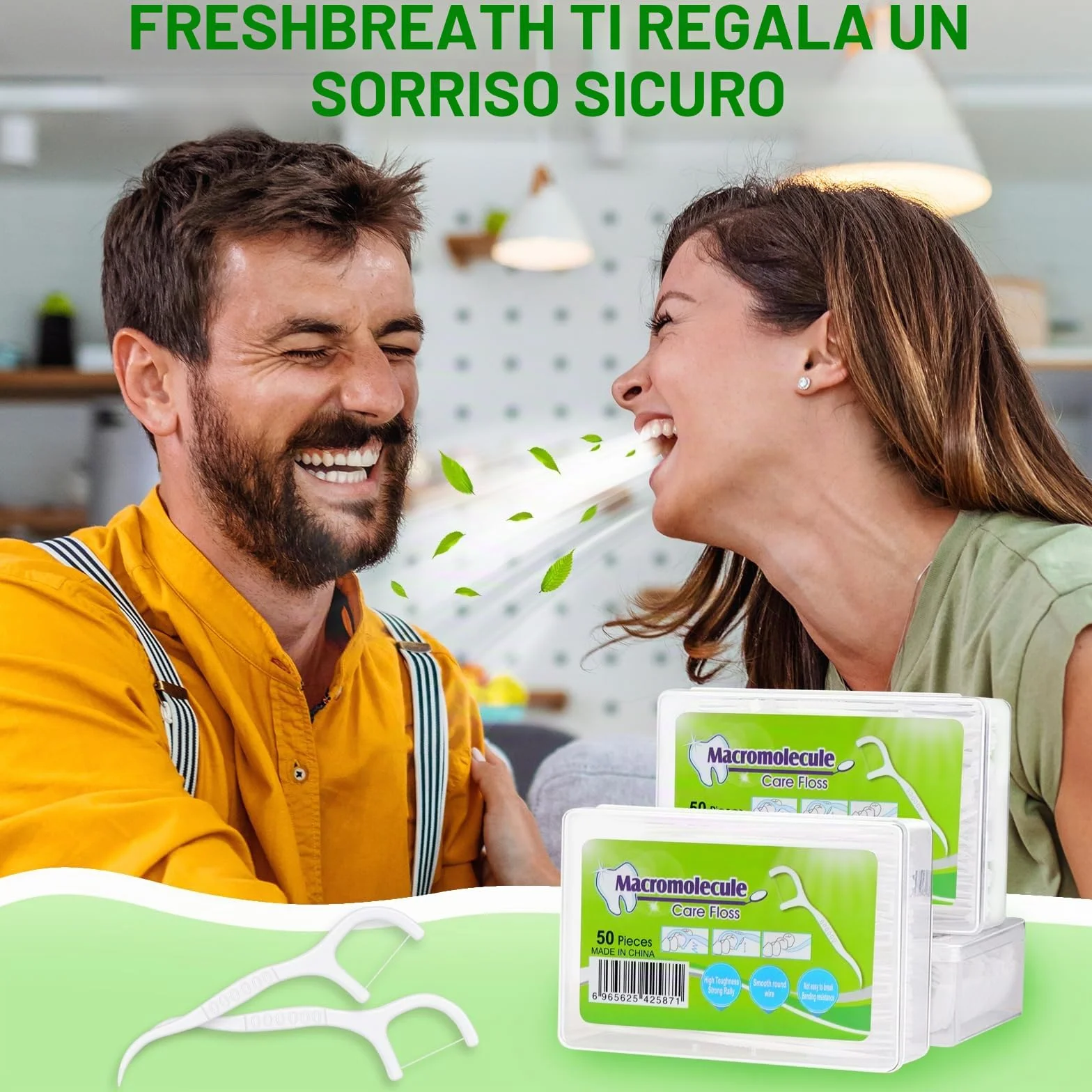 300 Pcs Filo Interdentale Forcella, Archetti Filo Interdentale per Pulizia Denti Rimuovere I Residui Di Cibo E La Placca con Custodia Igienica Portatile per Uso Domestico