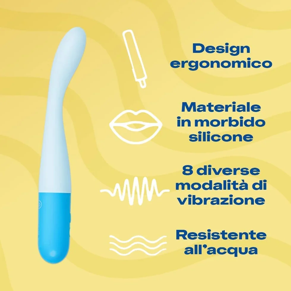 Durex Play Ice Breaker, Sex Toy, Vibratore Stimolante con Velocità Regolabile, Massaggiatore Per Sensazioni Intense, Waterproof