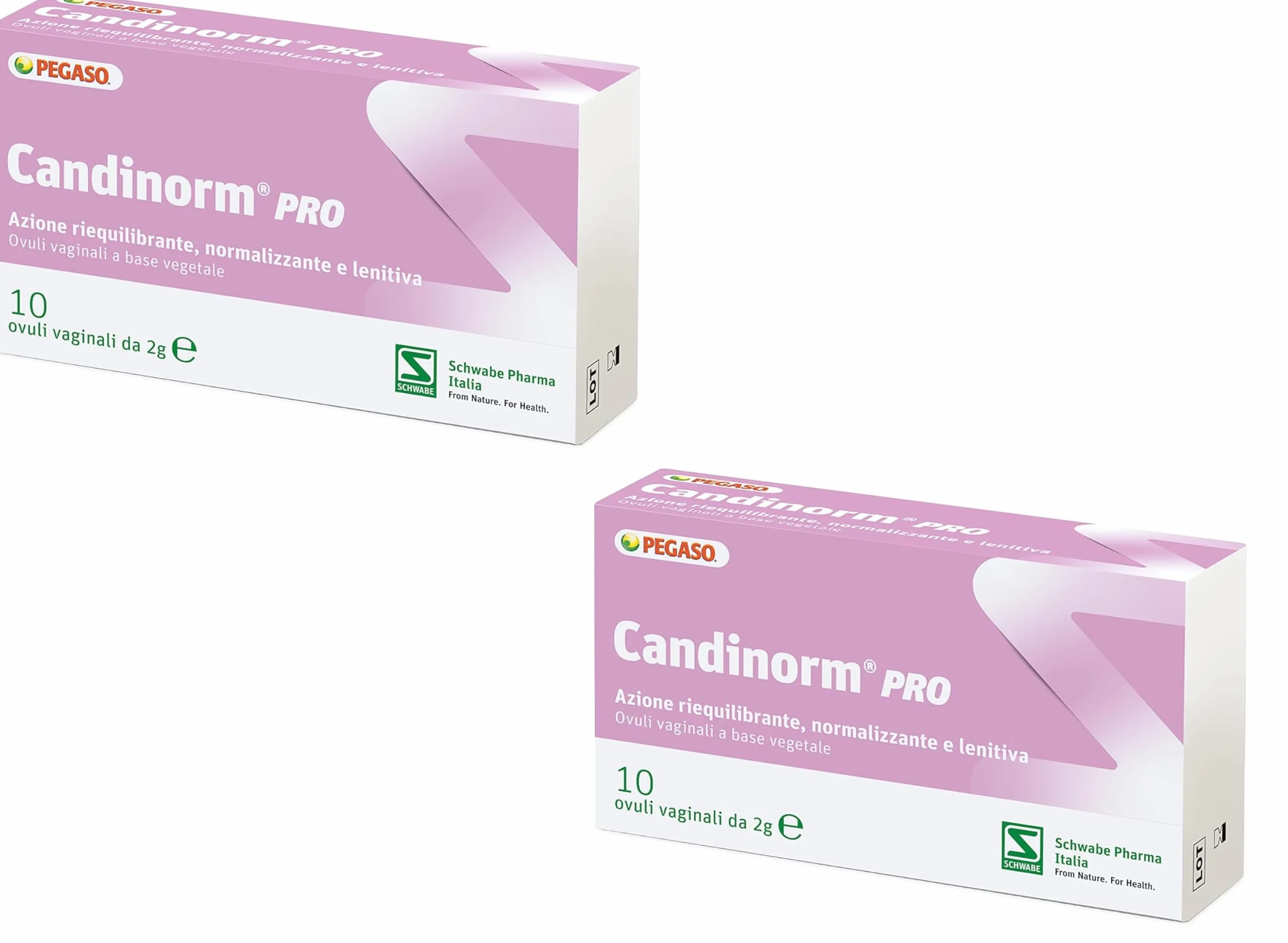 Pegaso Candinorm PRO 20 Ovuli Vaginali - Azione Riequilibrante, Normalizzante e Lenitiva