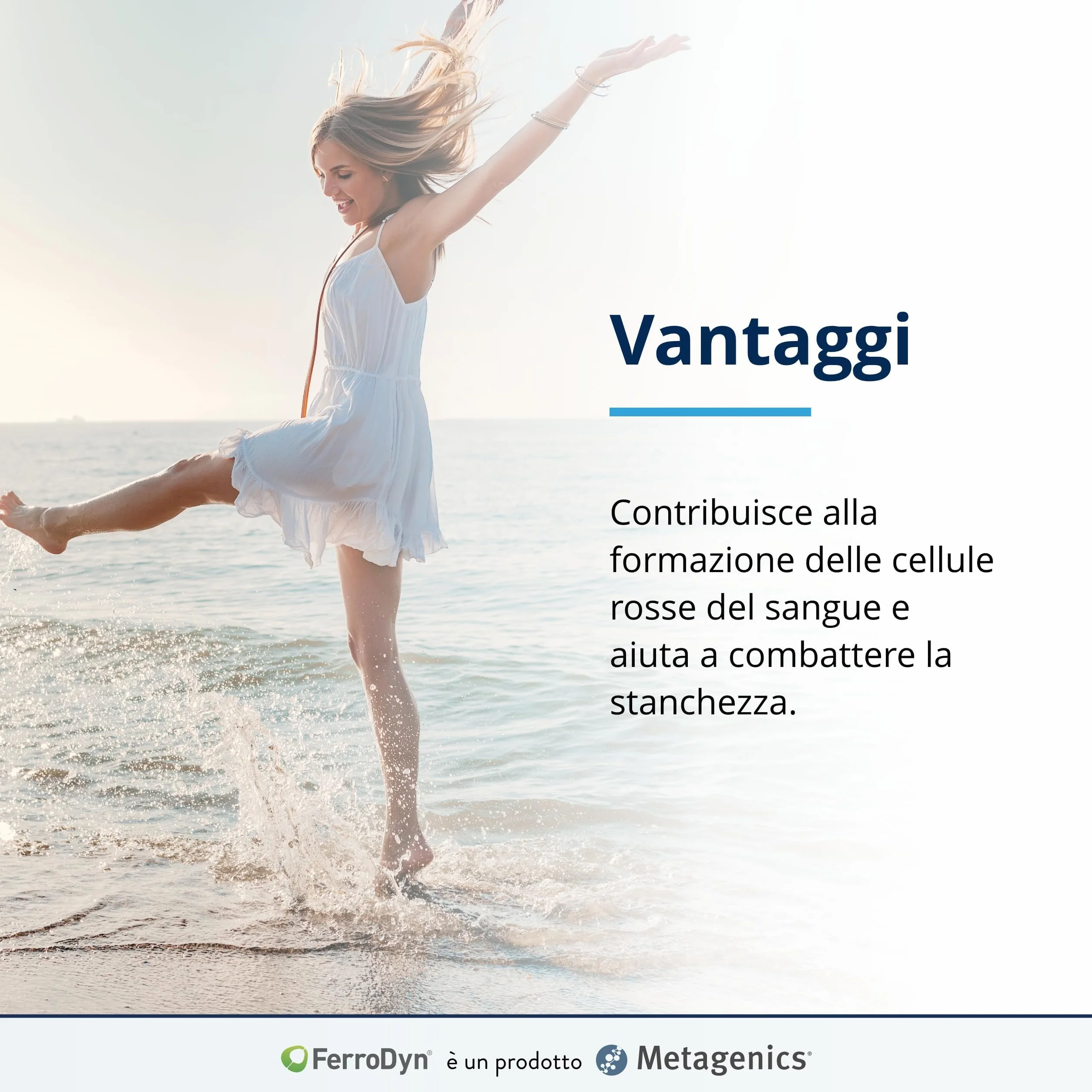 FerroDyn - Sostiene la Formazione dei Globuli Rossi e la Produzione di Energia - Utile in Caso di Affaticamento - 30 Capsule