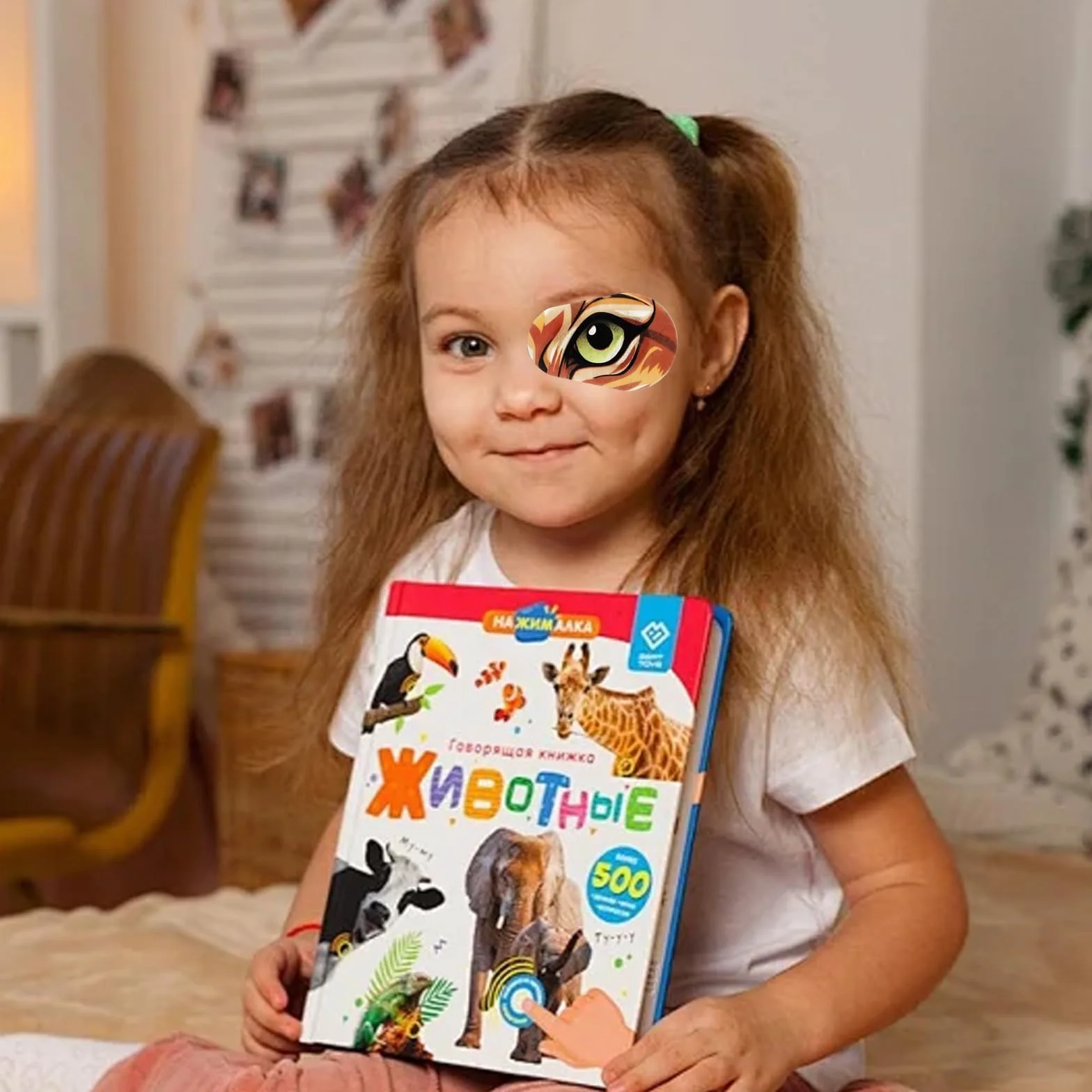 Bende Oculari per Bambini 12 Pezzi, Cartone Animato Benda Occhio Pigro Usa e Getta Traspiranti Non Tessuto per Ambliopia