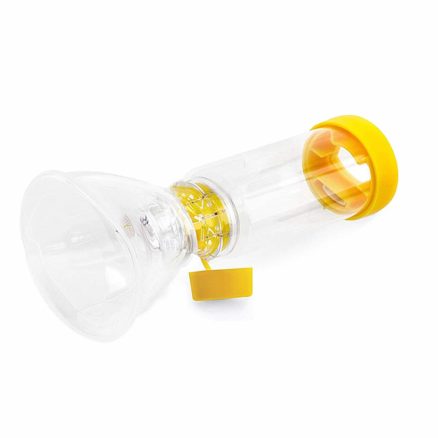 Chamber Plus Flow-Vu Antistatico Maschera per Adulti Large Yellow