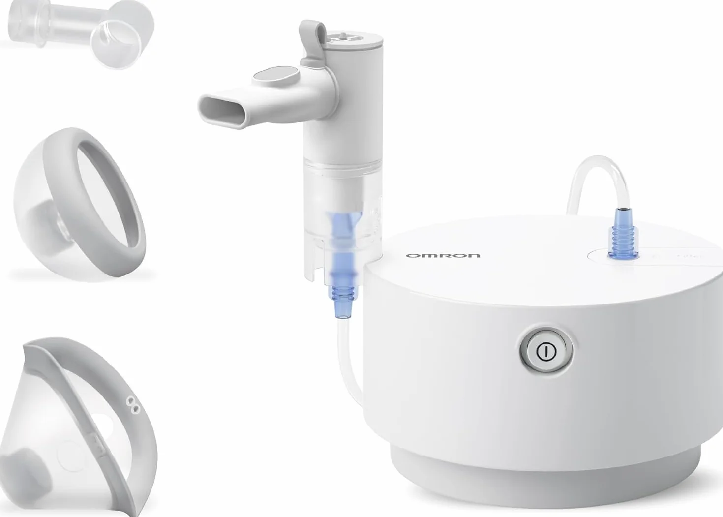 OMRON Aerosol X105 Advanced Nebulizzatore a Compressore per Adulti con Accessori