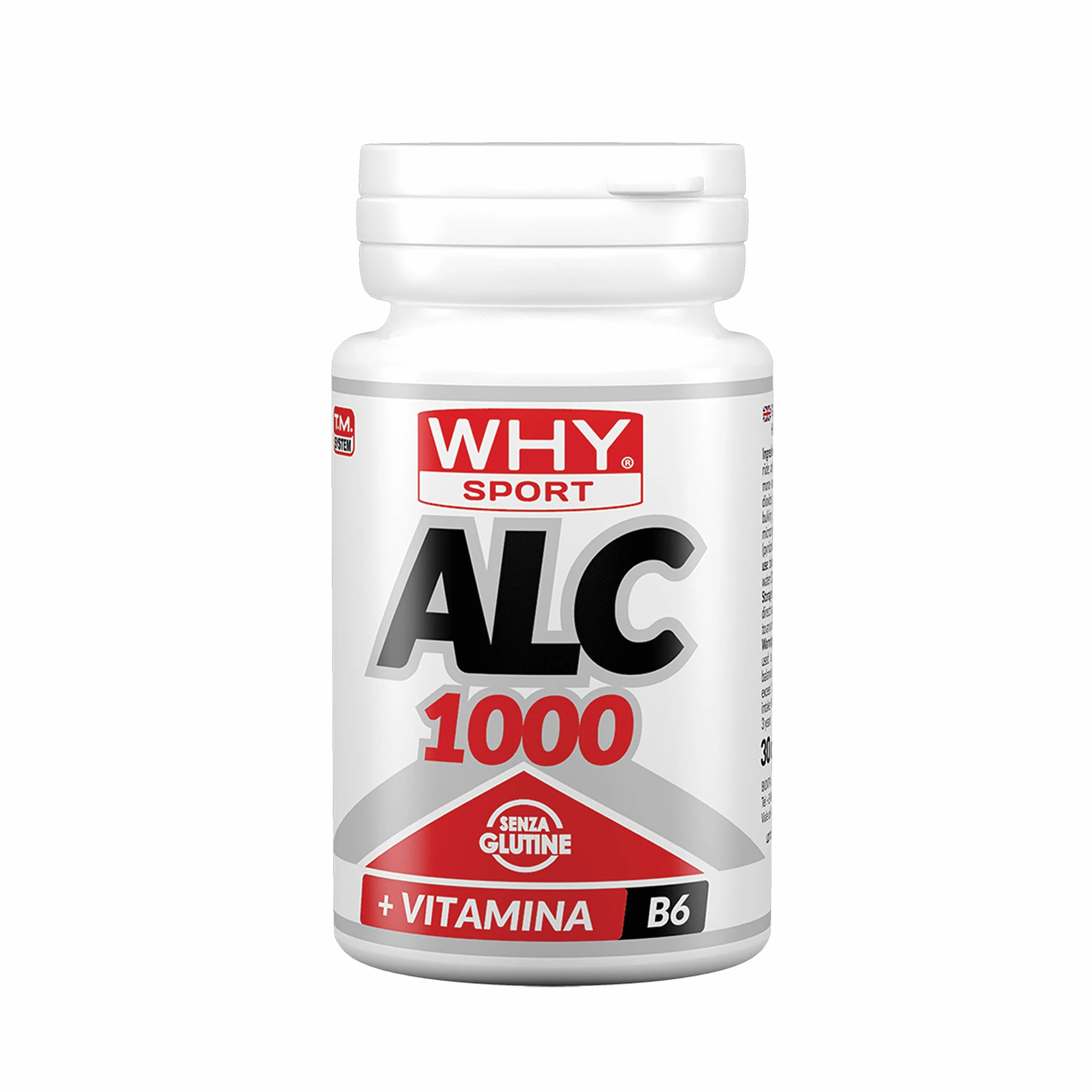 WHY SPORT ALC 1000 Integratore Alimentare Energetico Acetil l-carnitina 60 Compresse