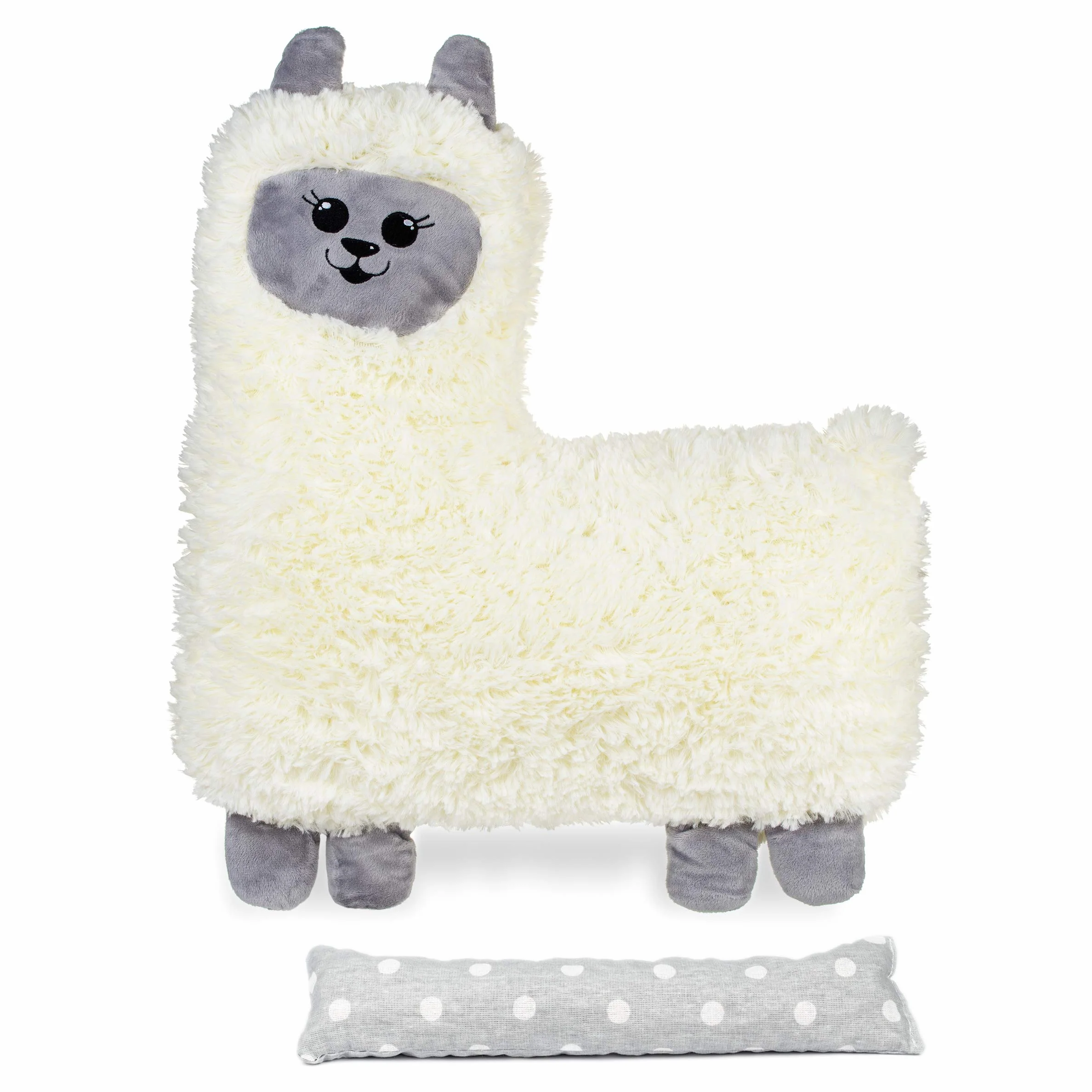 Froster Hugpaca – Eco-Alpaca Riscaldato con Borsa con Noccioli di Ciliegio, Cuscino Termico a forma di Lama, Regalo per Donna
