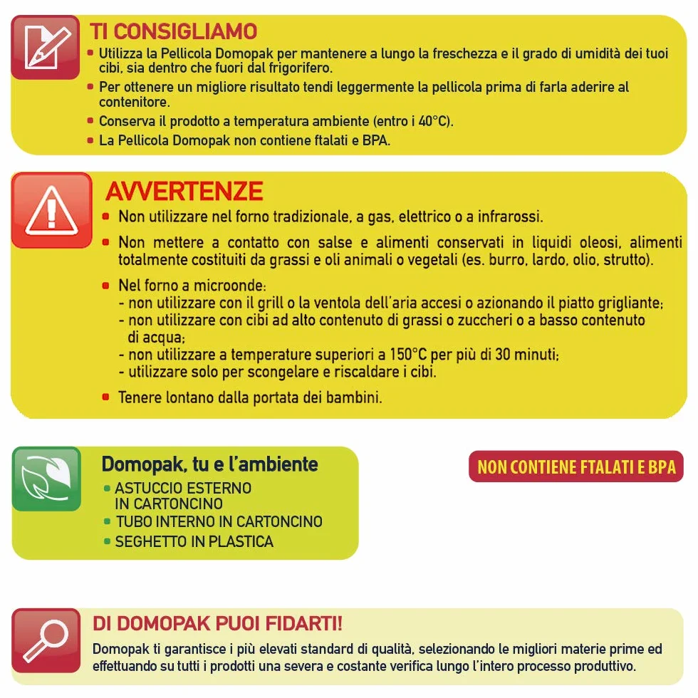 Domo Pak Pellicola 2 in 1 200 m, 1 confezione